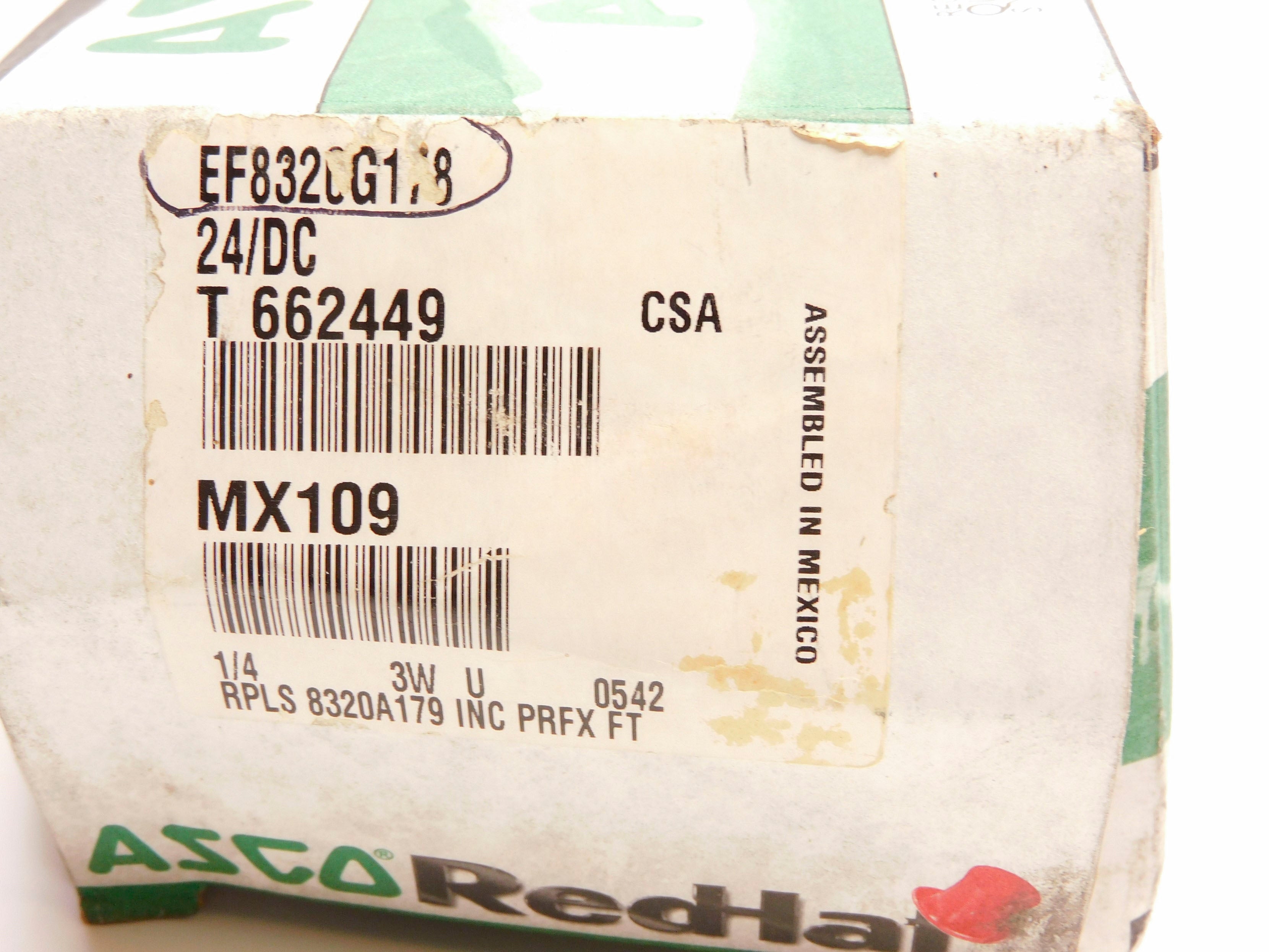 ASCO EF8320G178 24/DC NSMP