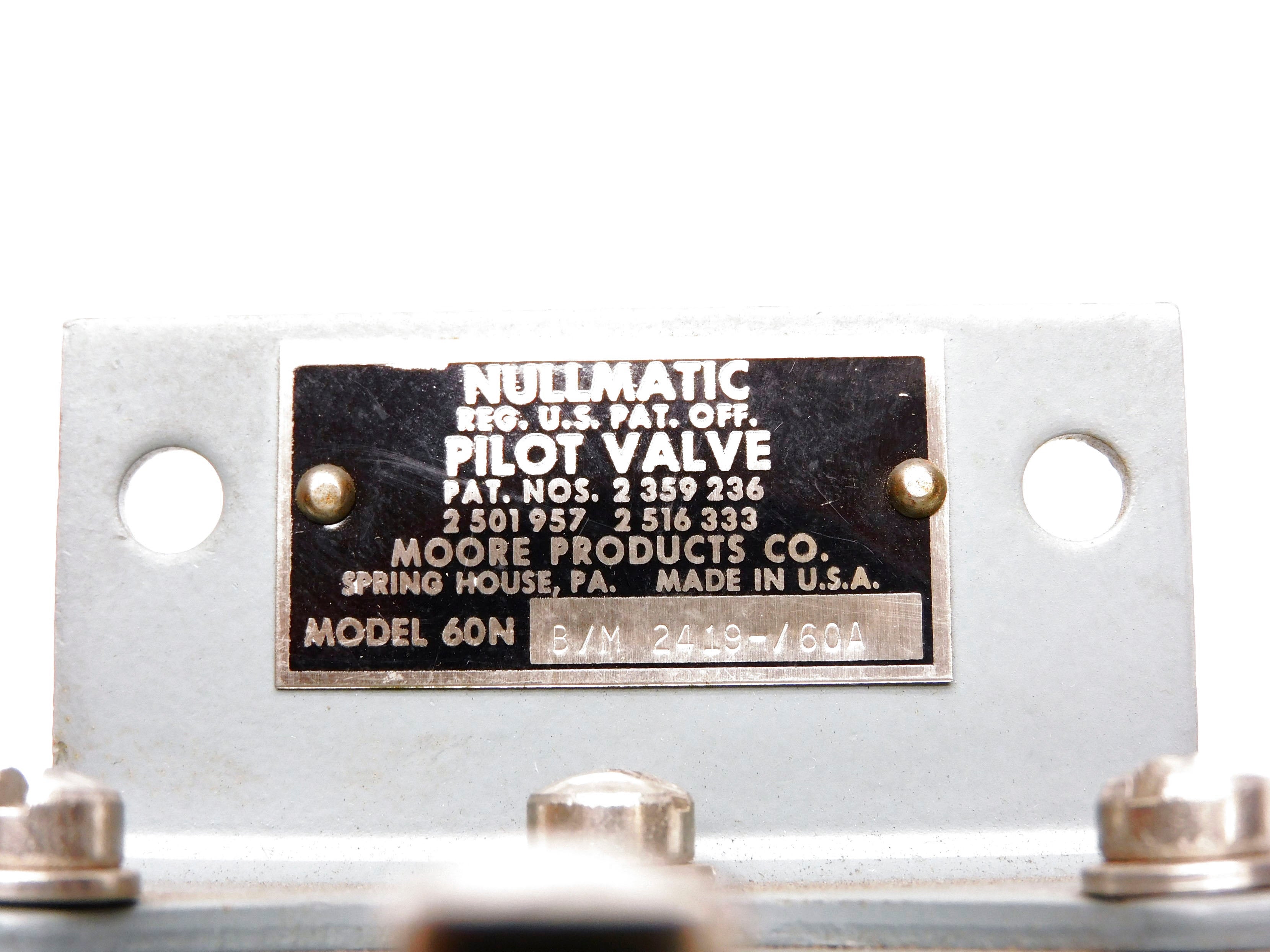 MOORE PRODUCTS 60N 2419-/60A NSMP