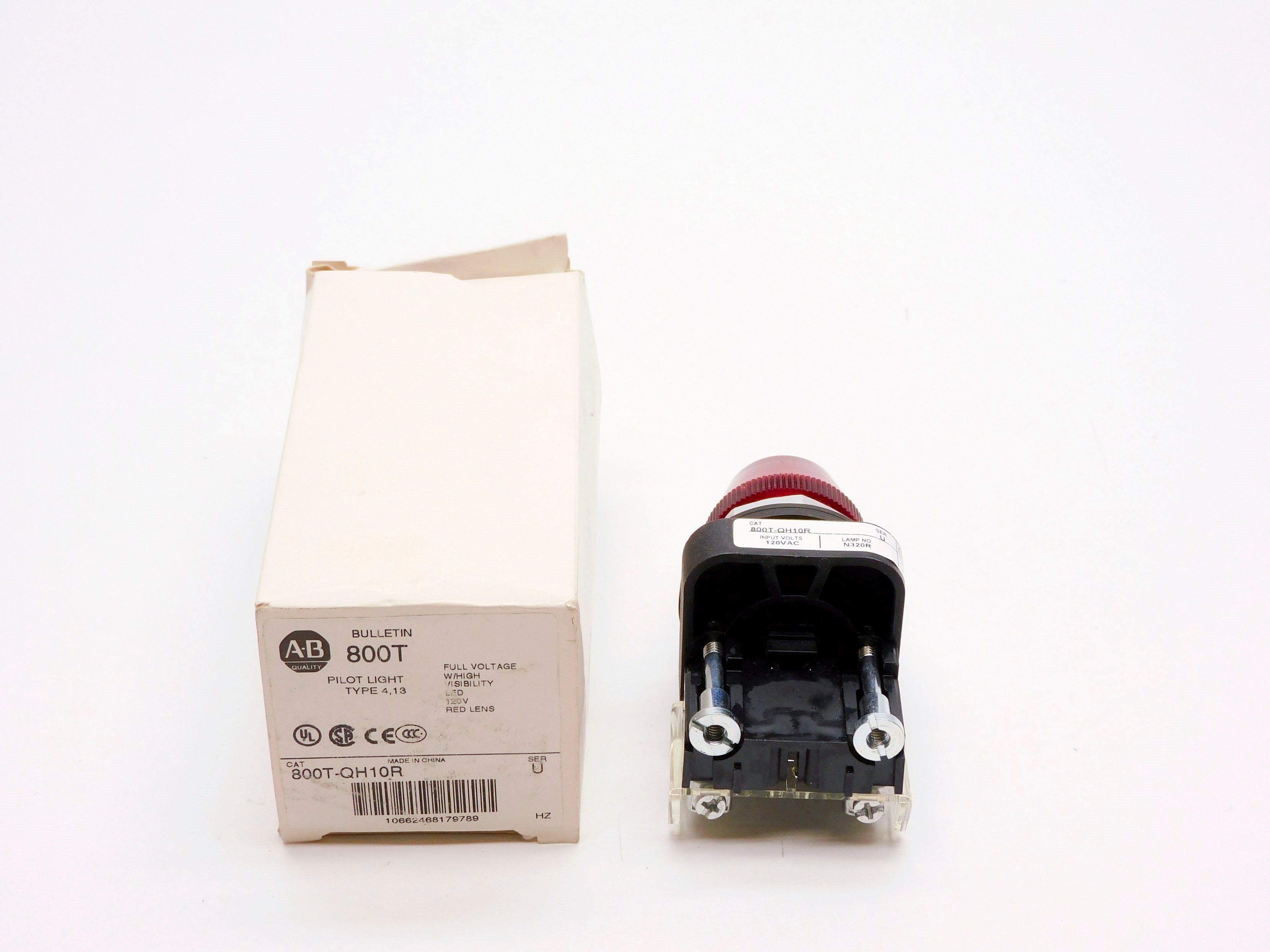 INDUSTRIAL SPARE PART 800T-QH10R SER. U 120VAC (WH) NSMP