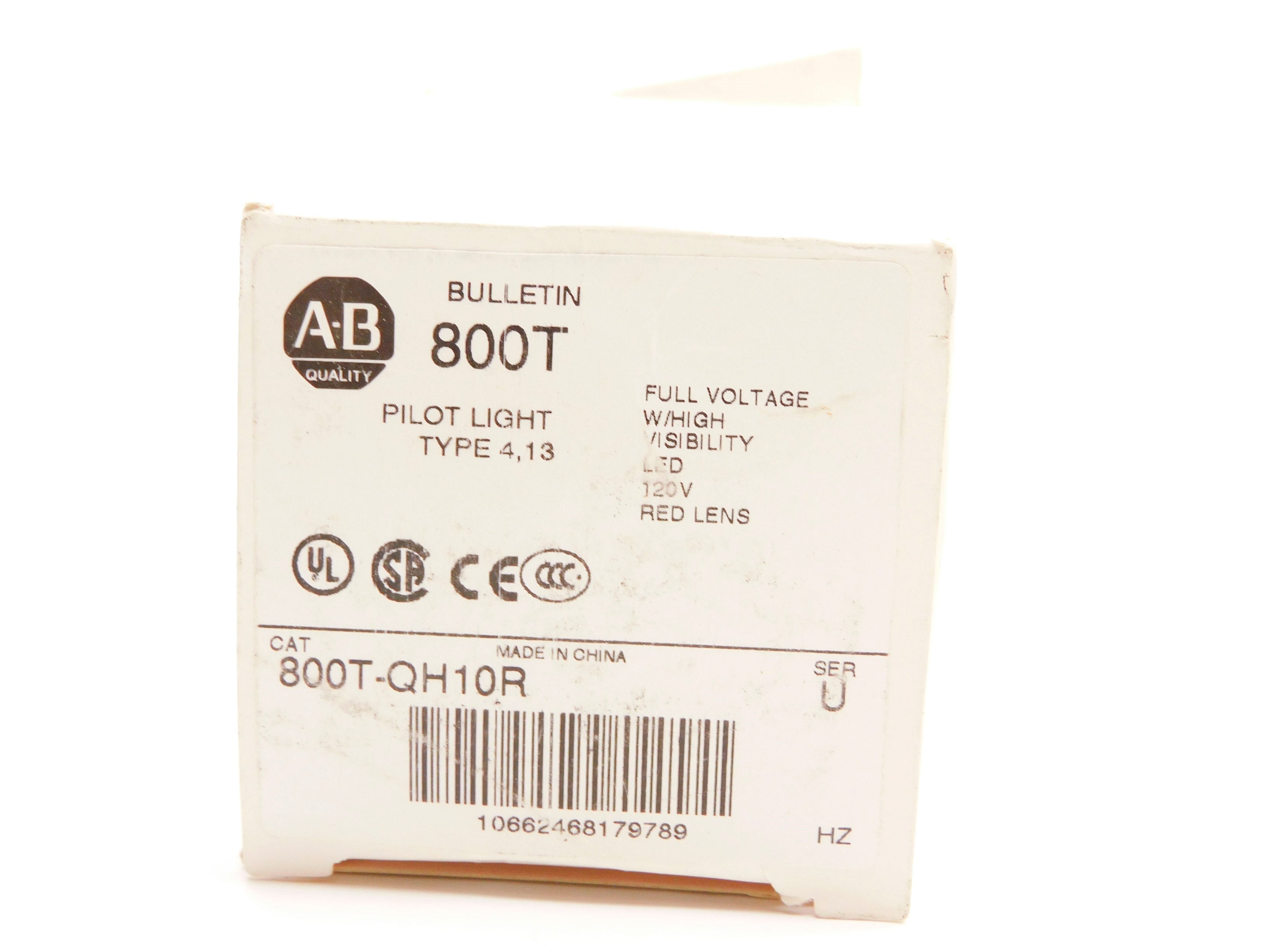 INDUSTRIAL SPARE PART 800T-QH10R SER. U 120VAC (WH) NSMP