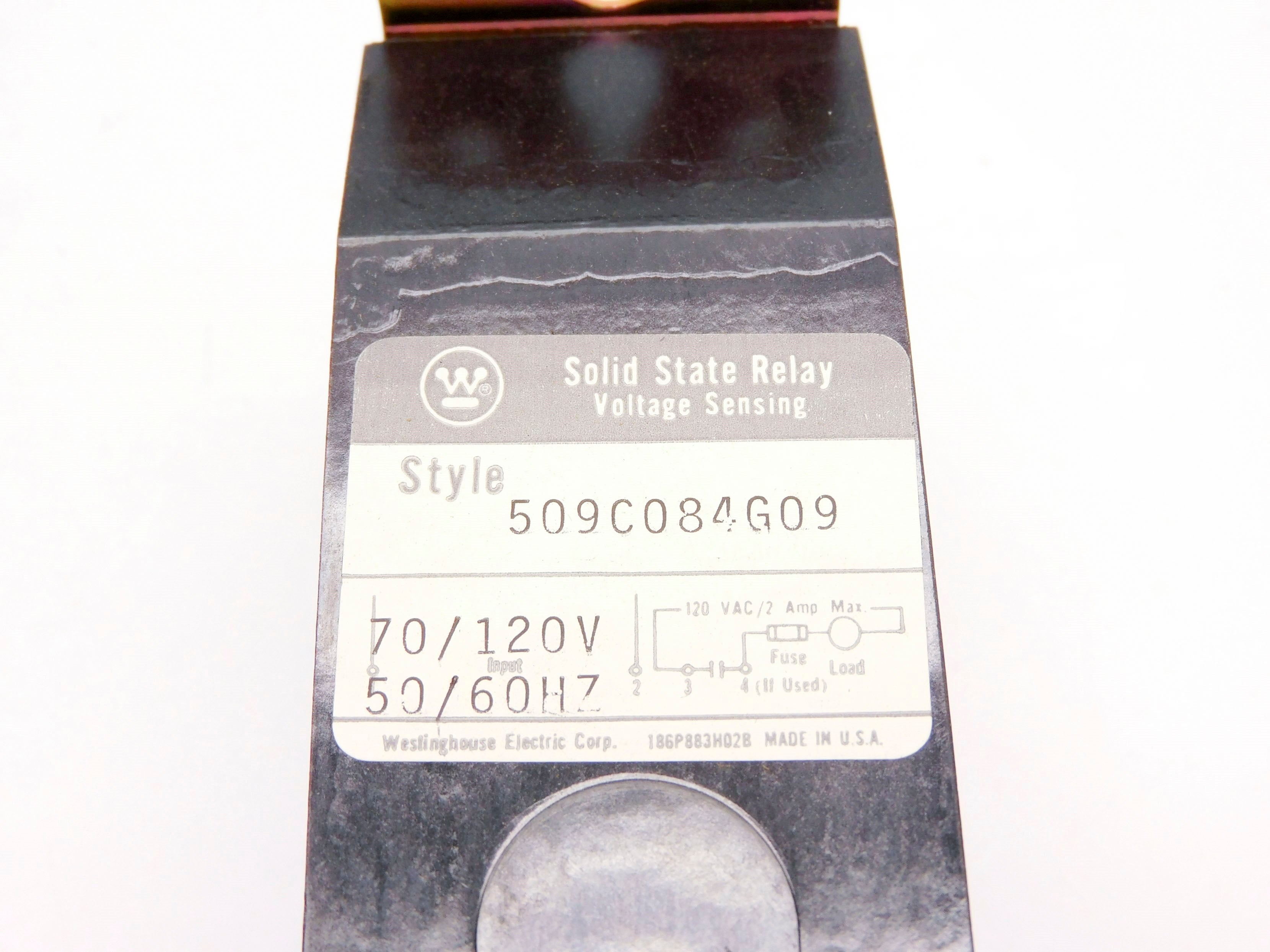 WESTINGHOUSE 509C084G089 120V 2A NSMP