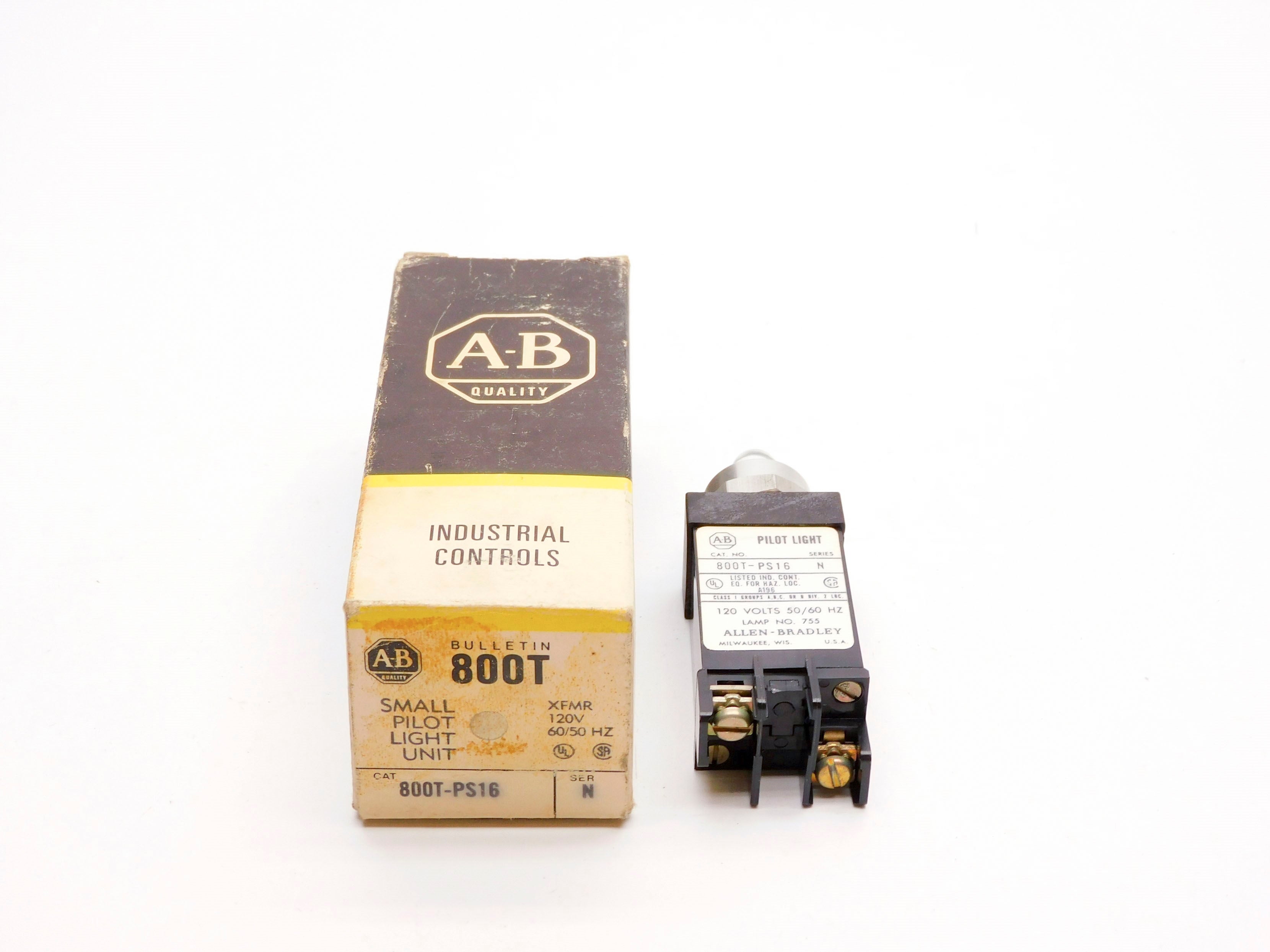 ALLEN BRADLEY 800T-PS16 SER. N (BK/YL) NSMP