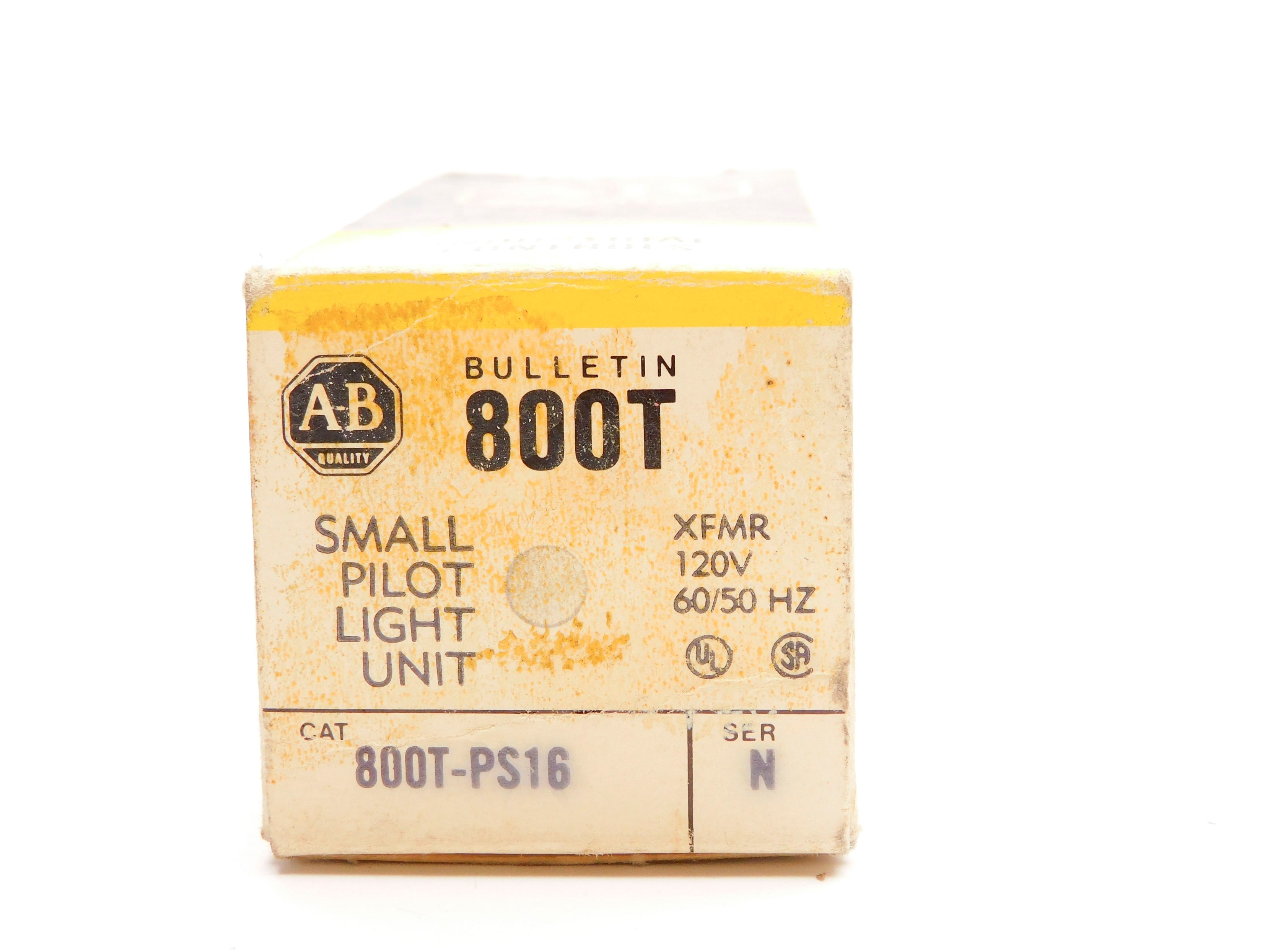 ALLEN BRADLEY 800T-PS16 SER. N (BK/YL) NSMP