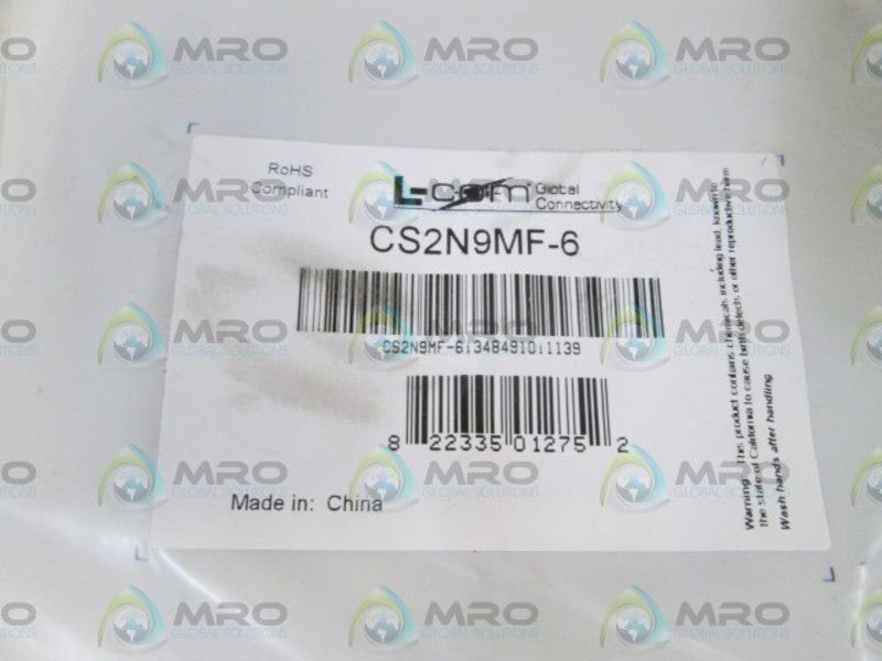 L-COM CABLE ASSEMBLY CS2N9MF-6 NSMP