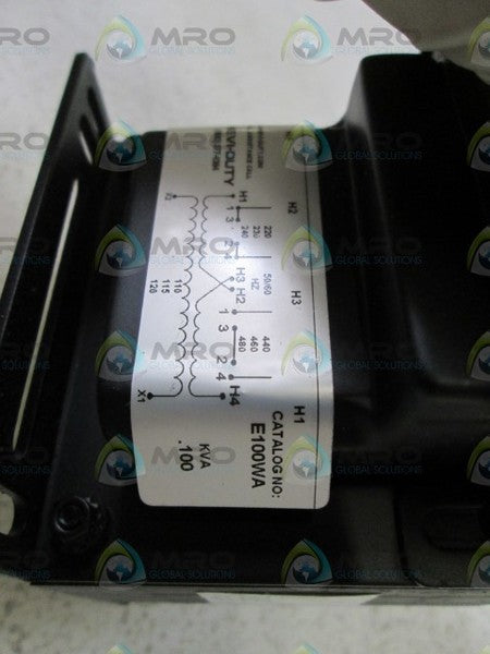 HEVi-DUTY SOLA TRANSFORMER E100WA *NEW NO BOX*