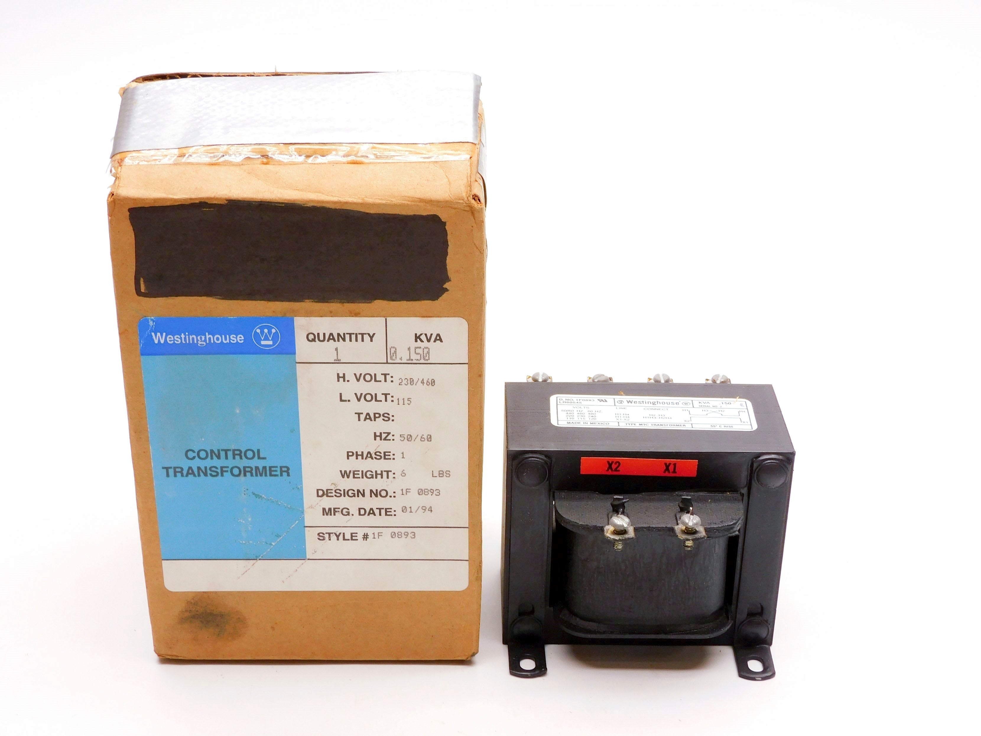 WESTINGHOUSE 1F0893 230/460V NSMP