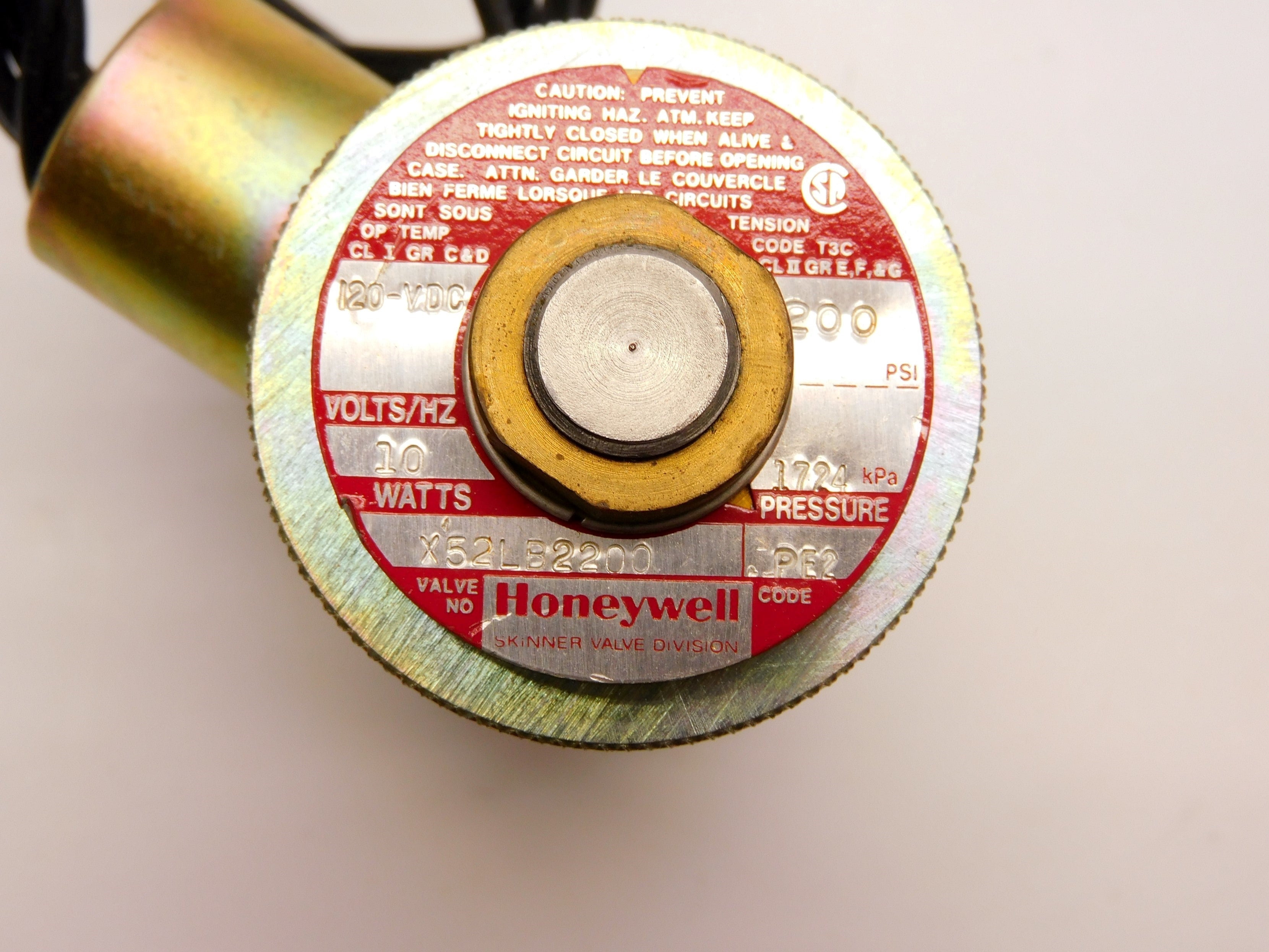 HONEYWELL X52LB2200 120VDC UNMP