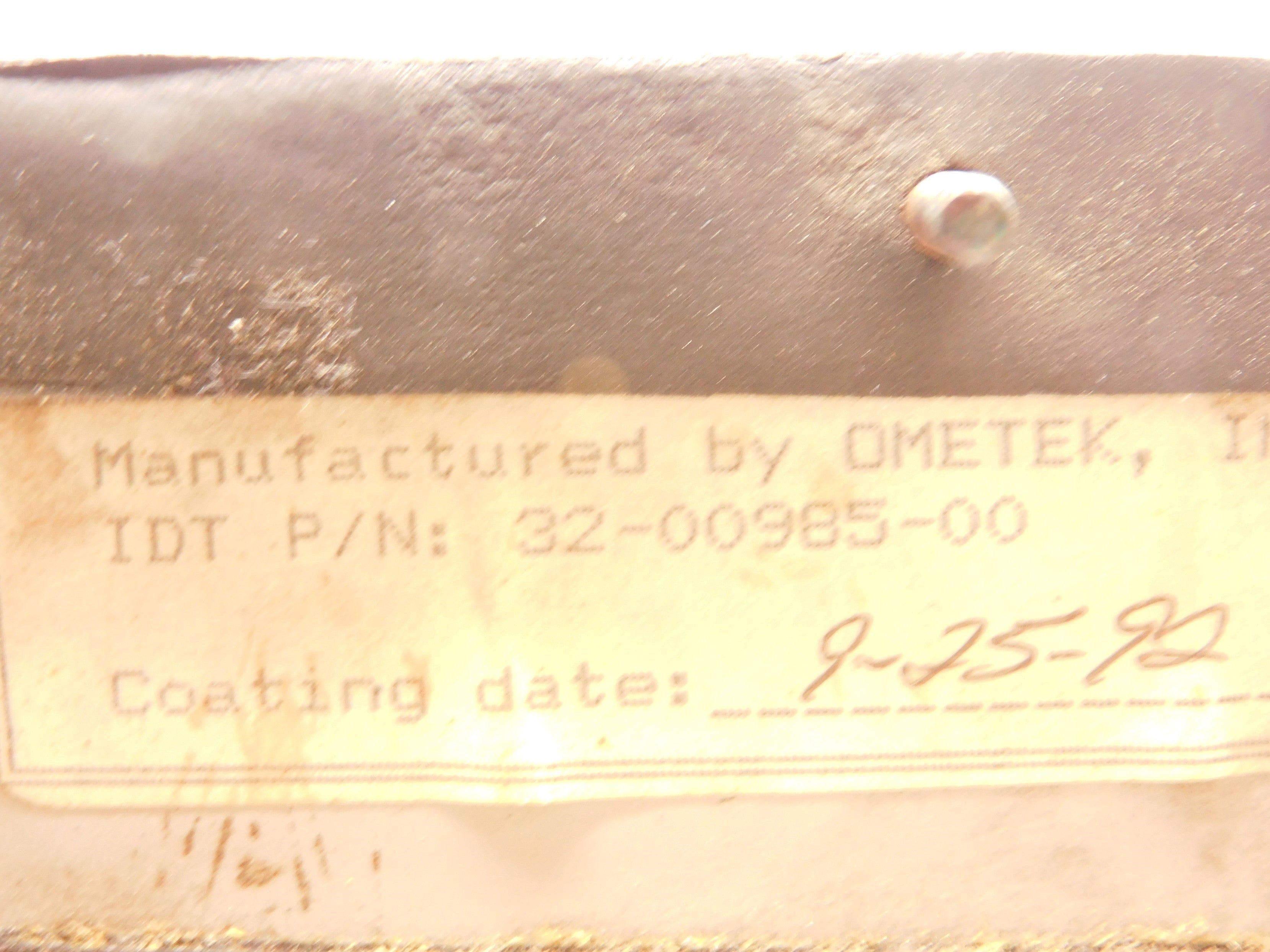 OMETEK 32-00985-00 UNMP