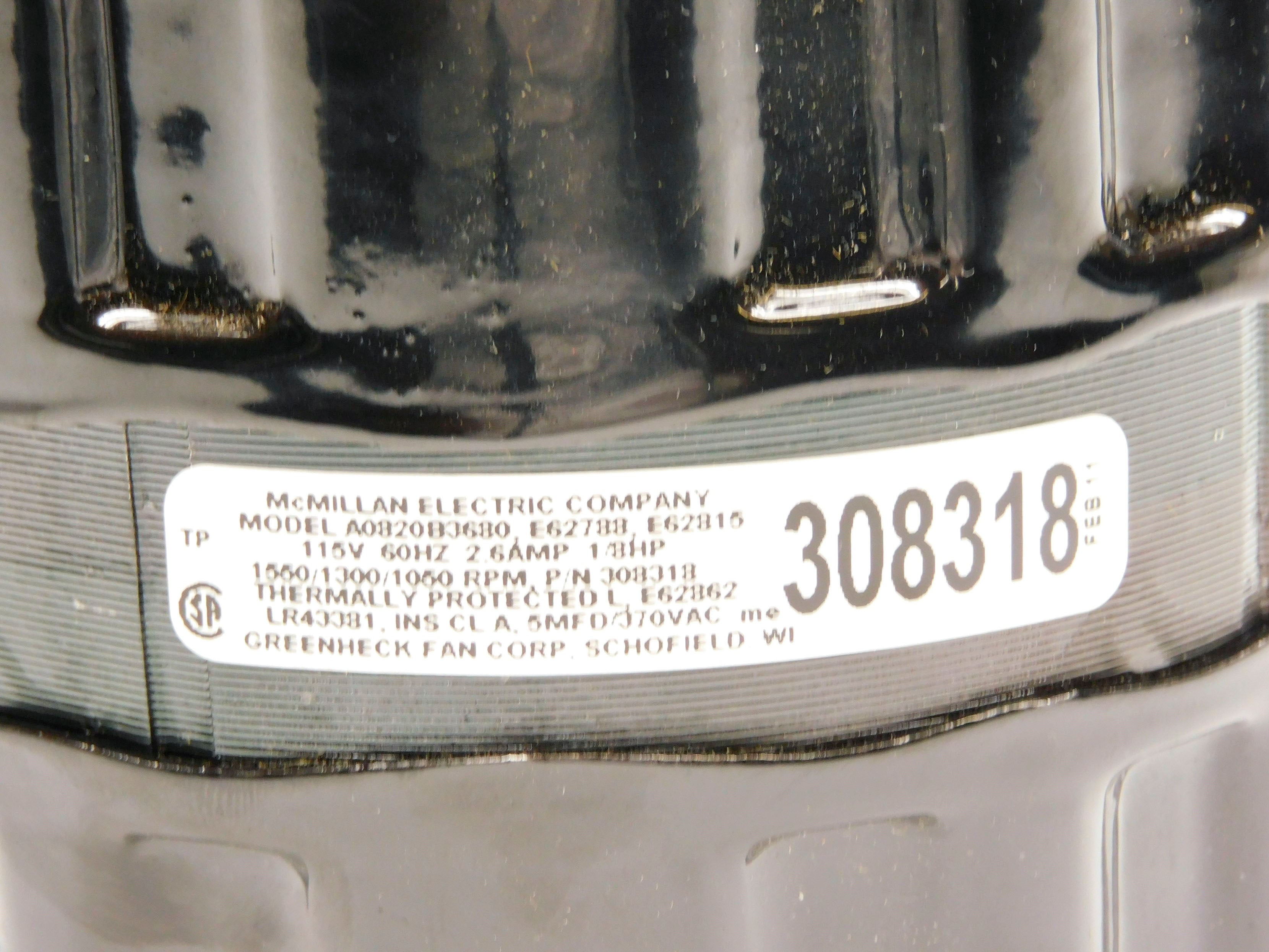 MCMILLAN ELECTRIC A0820B3680 UNMP