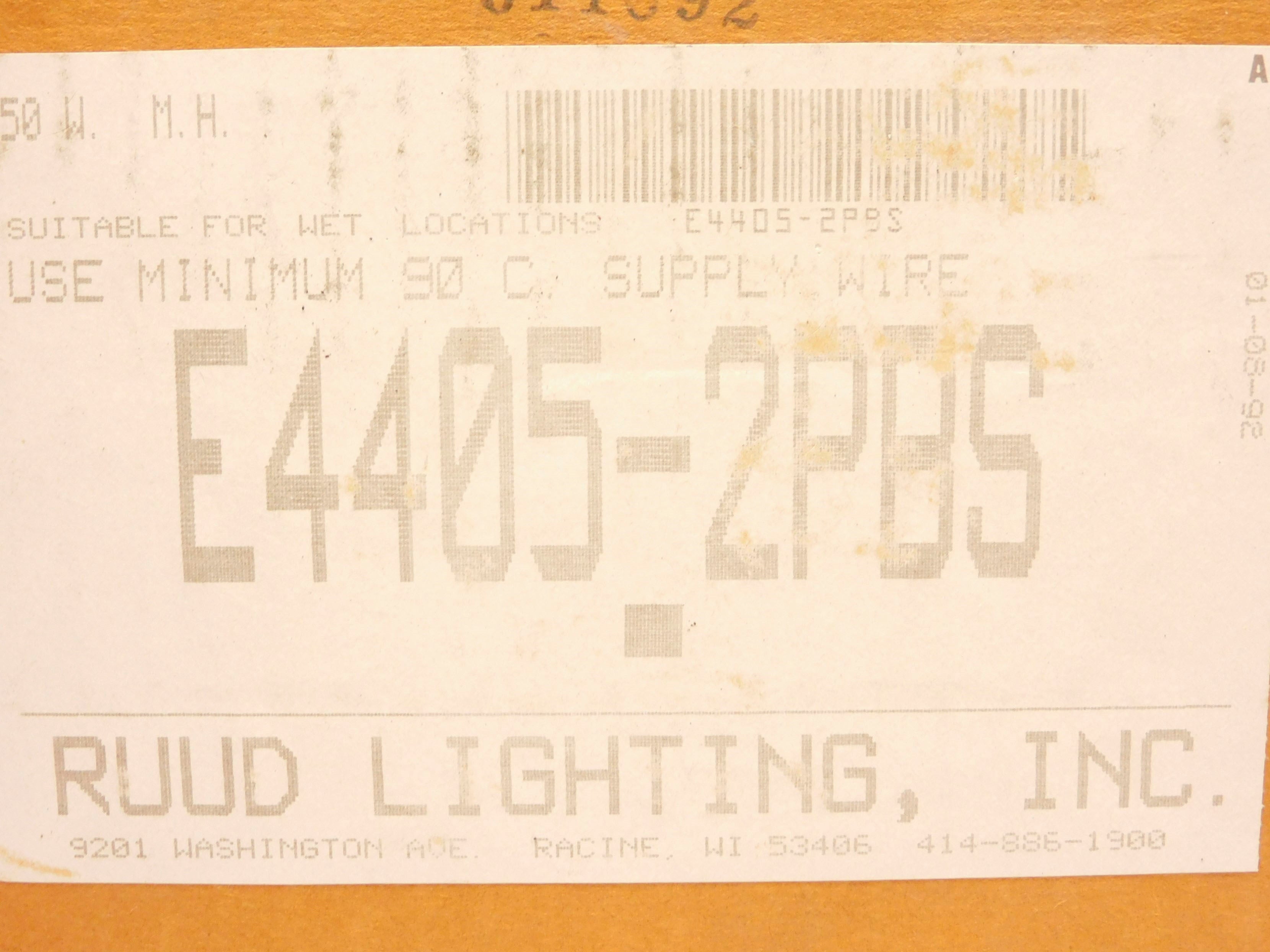 RUUD LIGHTING E4405-2PBS (AS PICTURED) NSMP