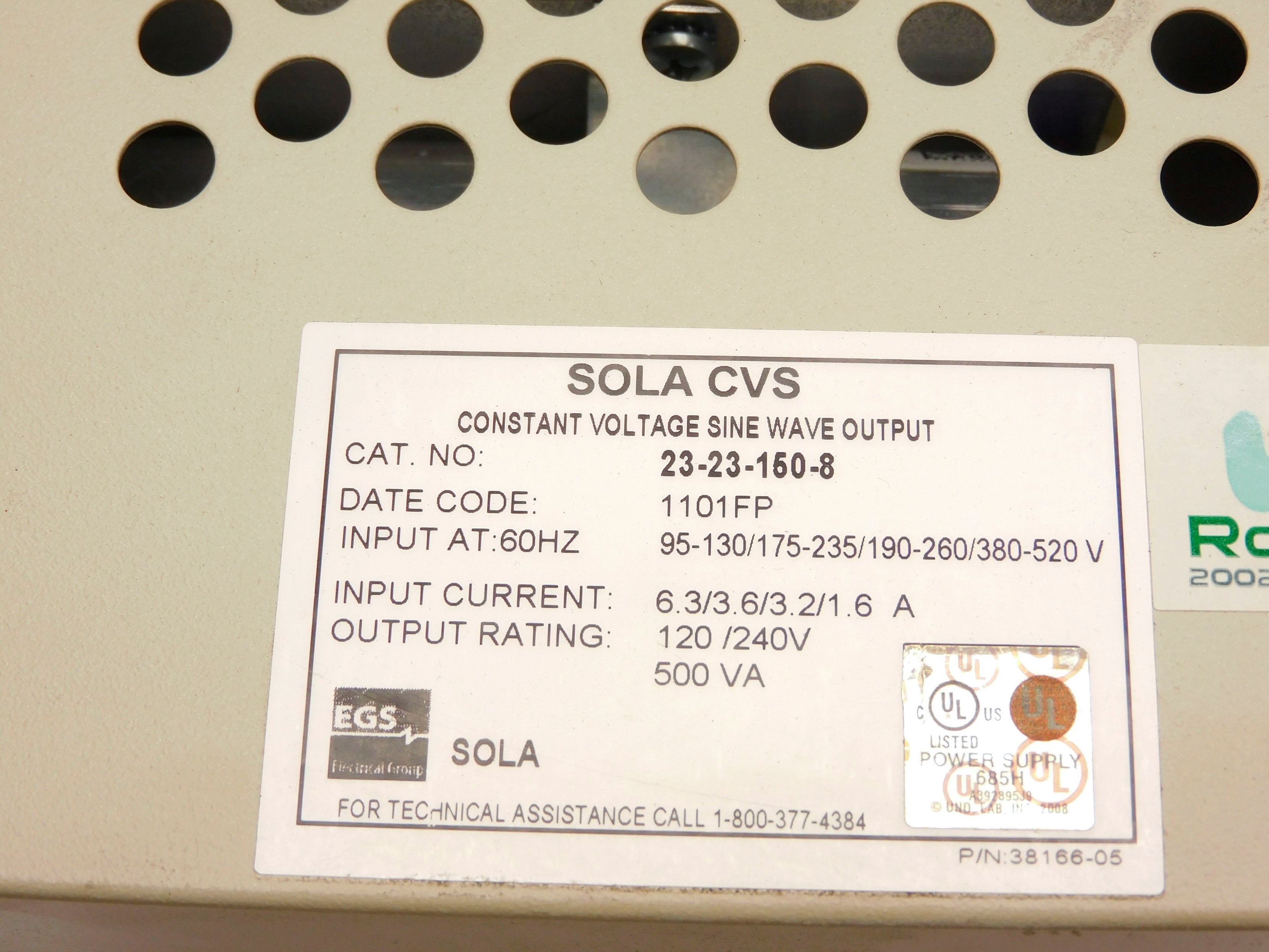 EMERSON 23-23-150-8  95-520V 6.3A NSNP