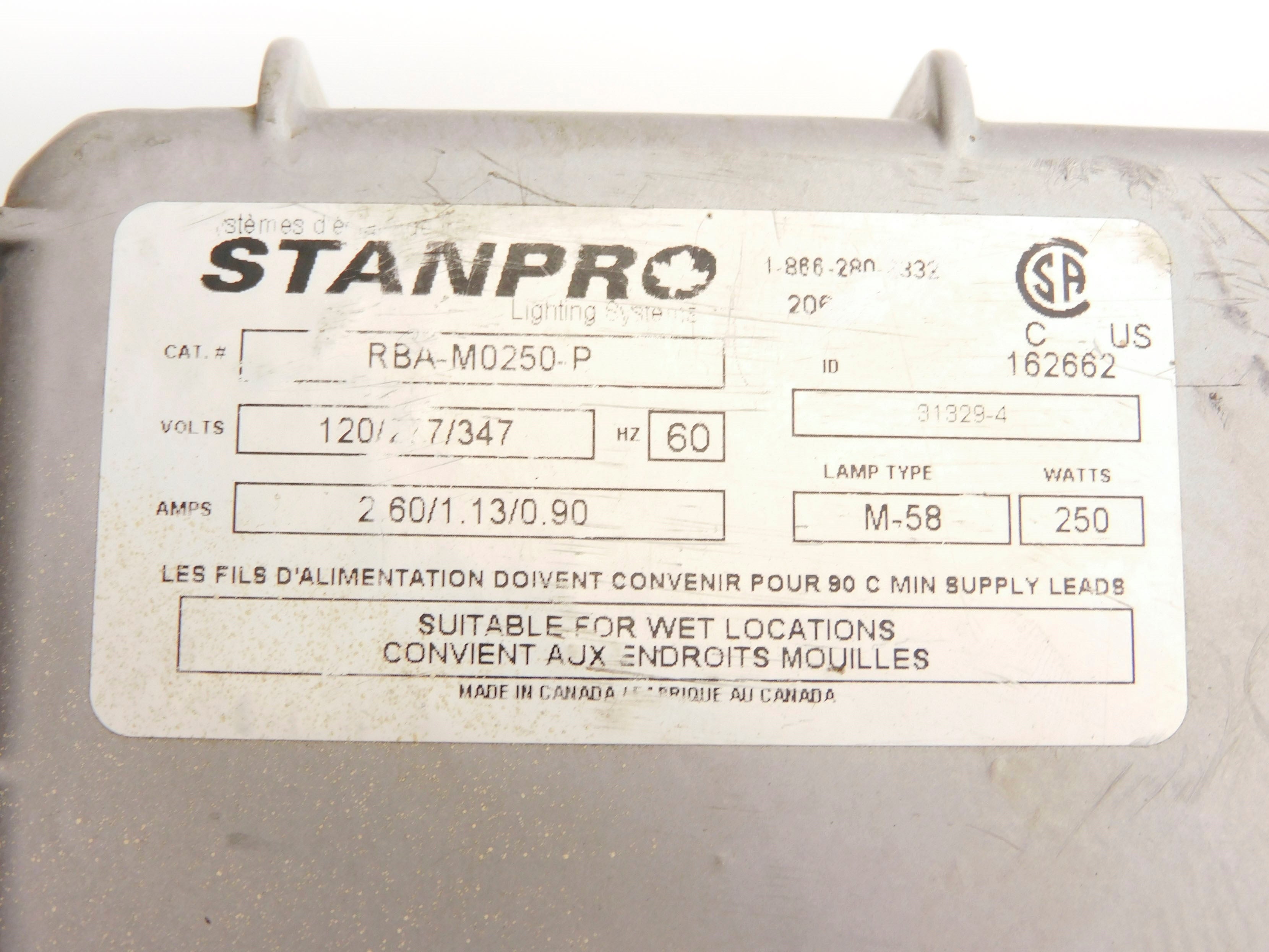 STANPRO RBA-M0250-P UNMP