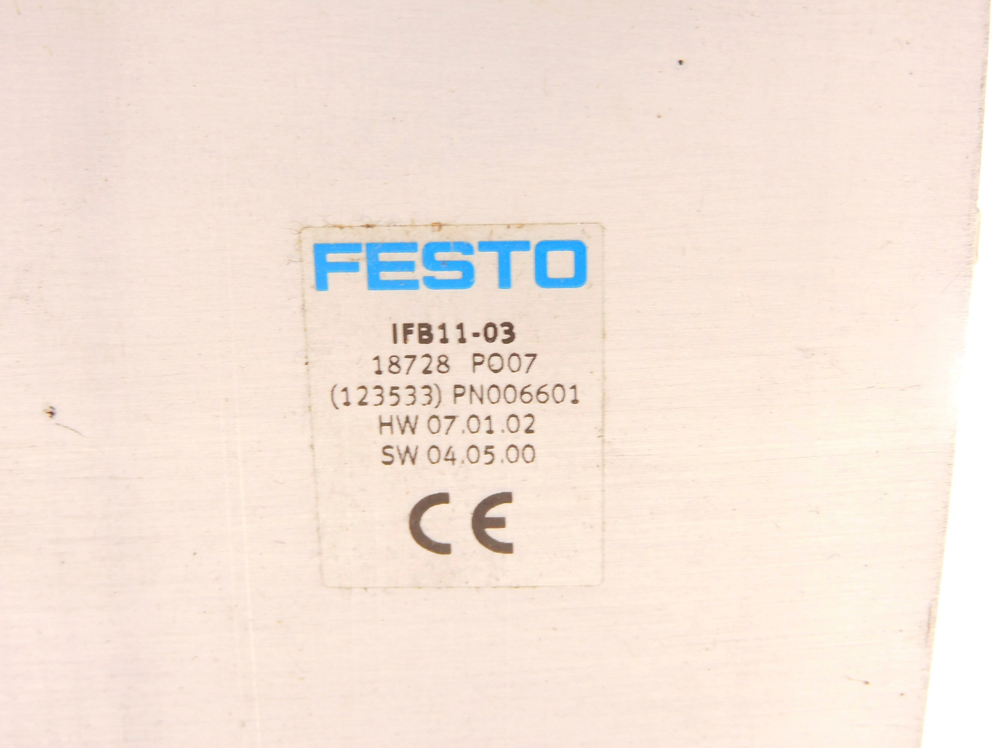 FESTO IFB11-03 UNMP