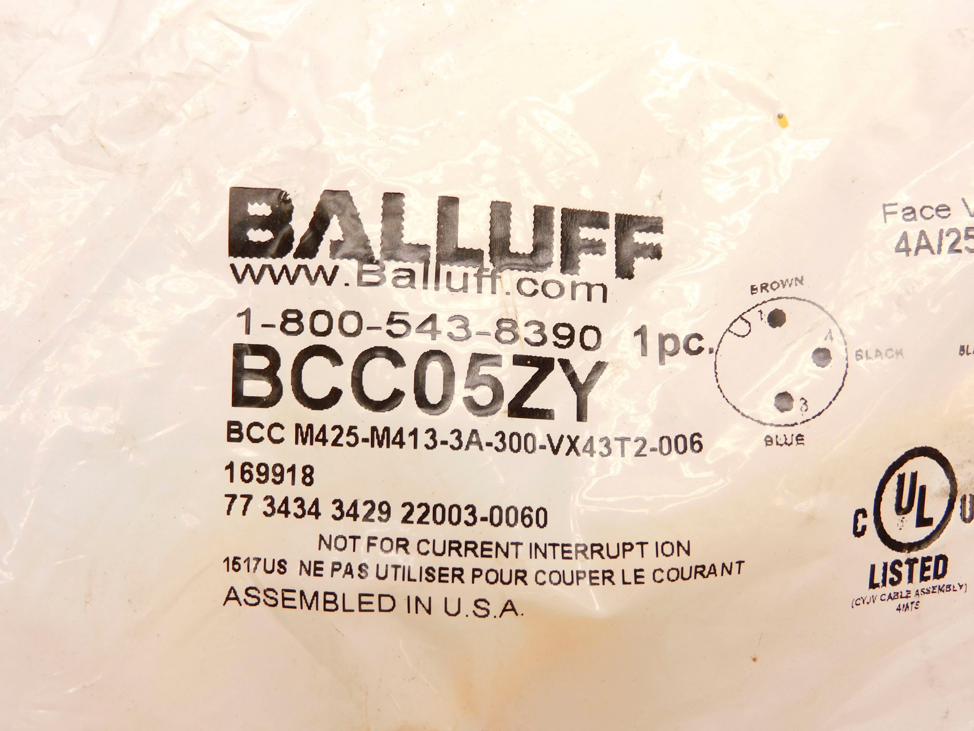 BALLUFF BCCM425-M413-3A-300-VX43T2-006 NSMP
