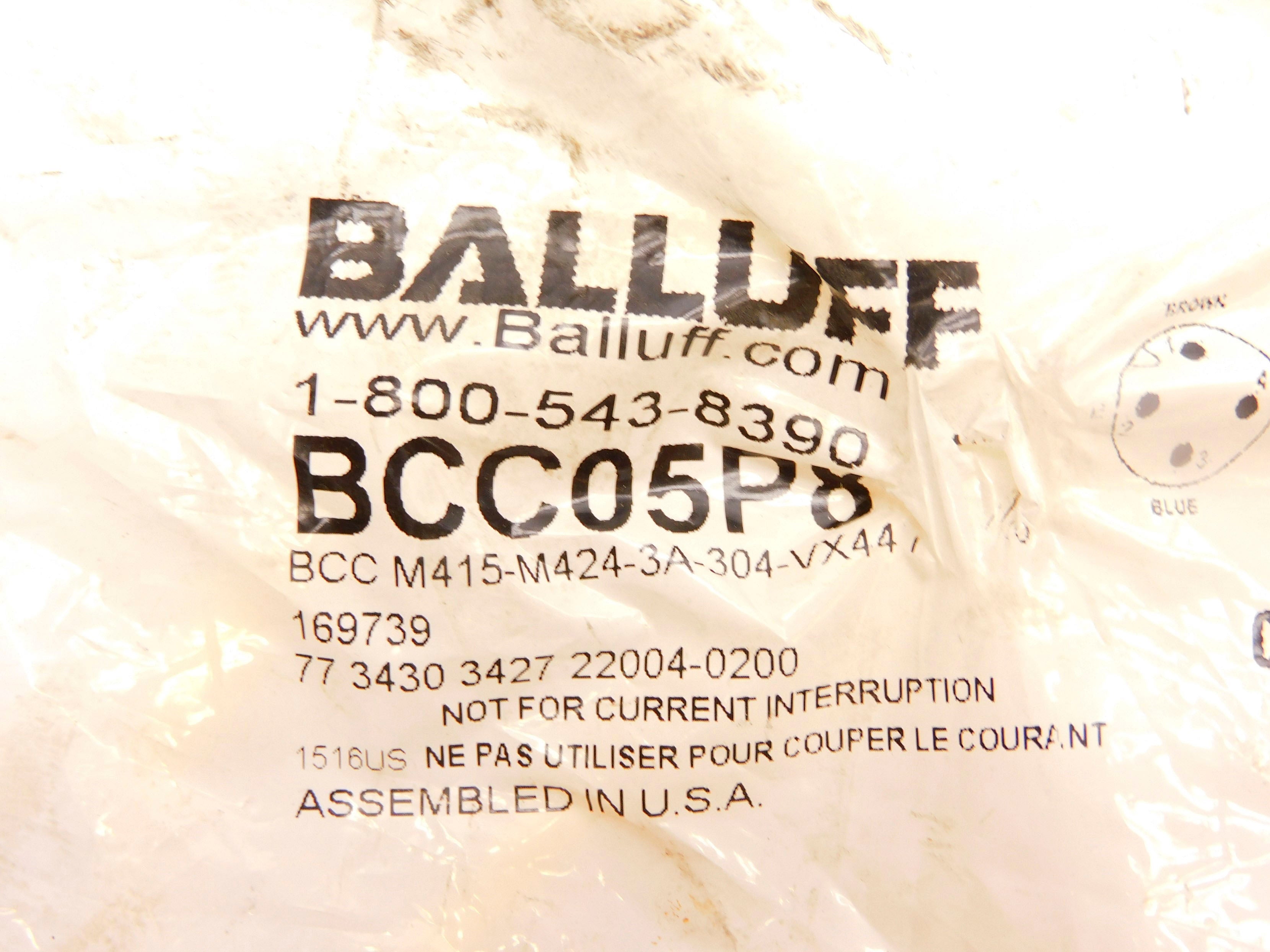 BALLUFF BCC05P8 BCC M415-M424-3A-304-VX44T2-020 NSMP