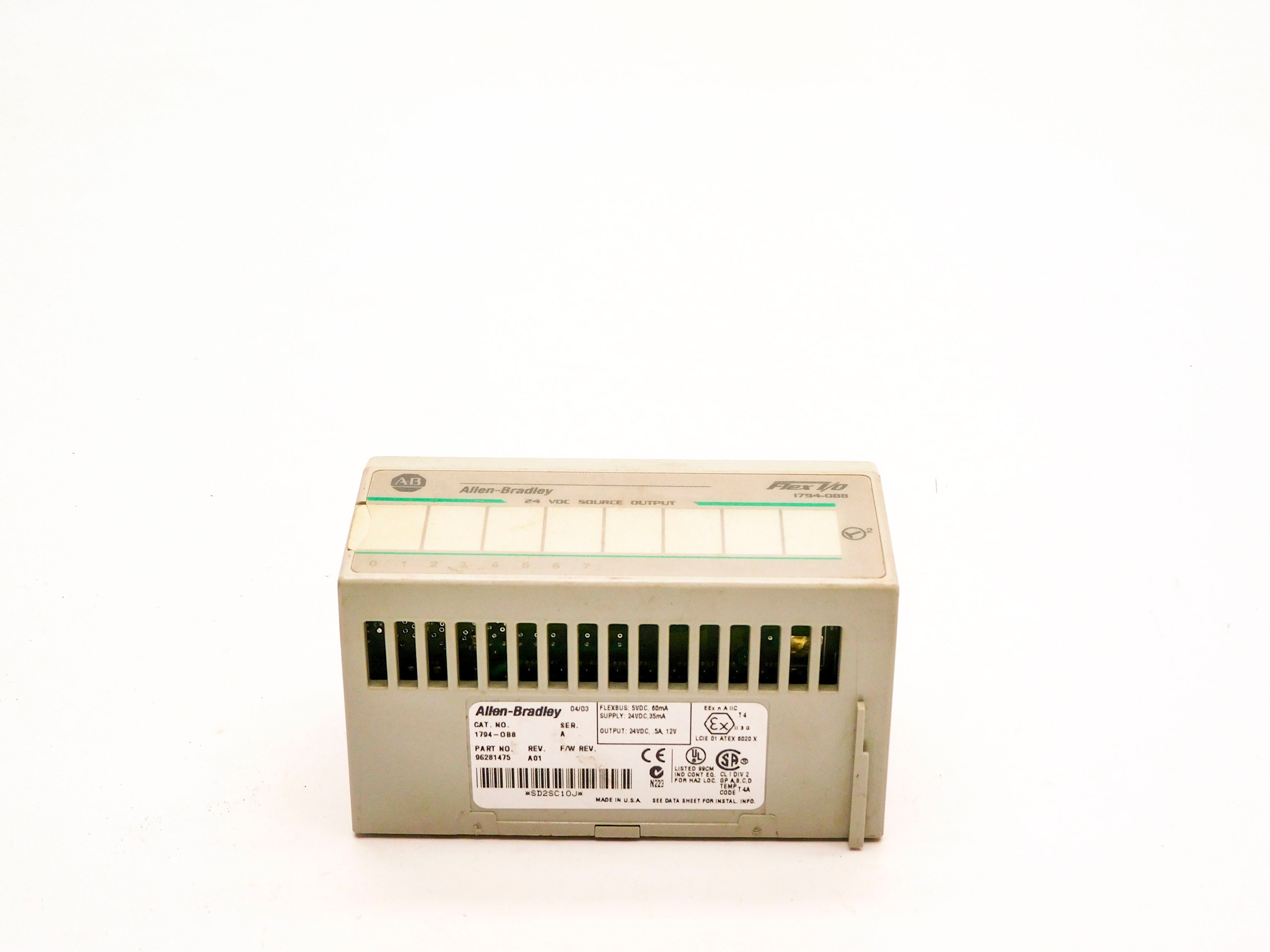 ALLEN BRADLEY 1794-OB8 SER. A UNMP