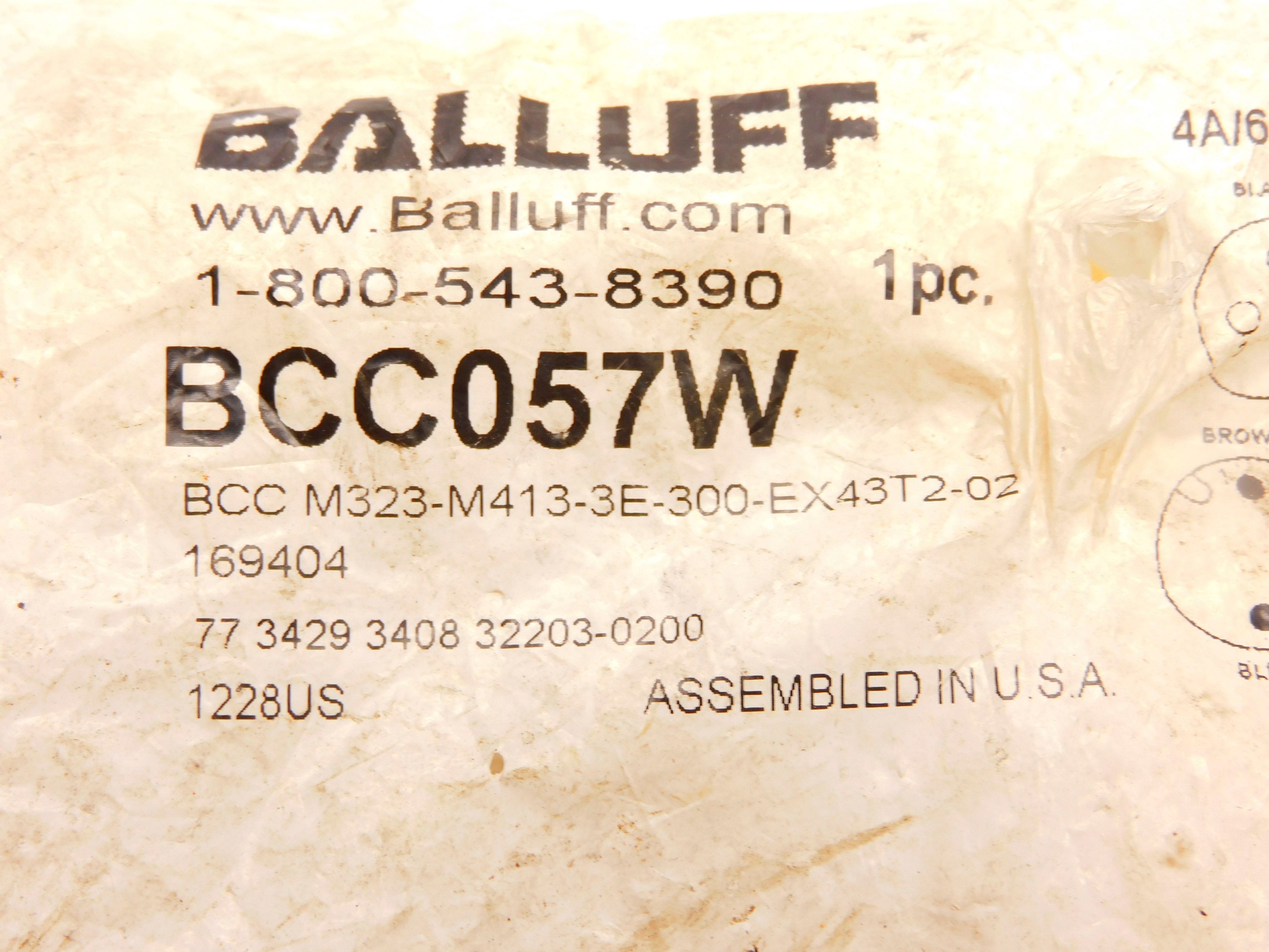 BALLUFF BCC057W BCC M323-M413-3E-300-EX43T2-020 NSMP