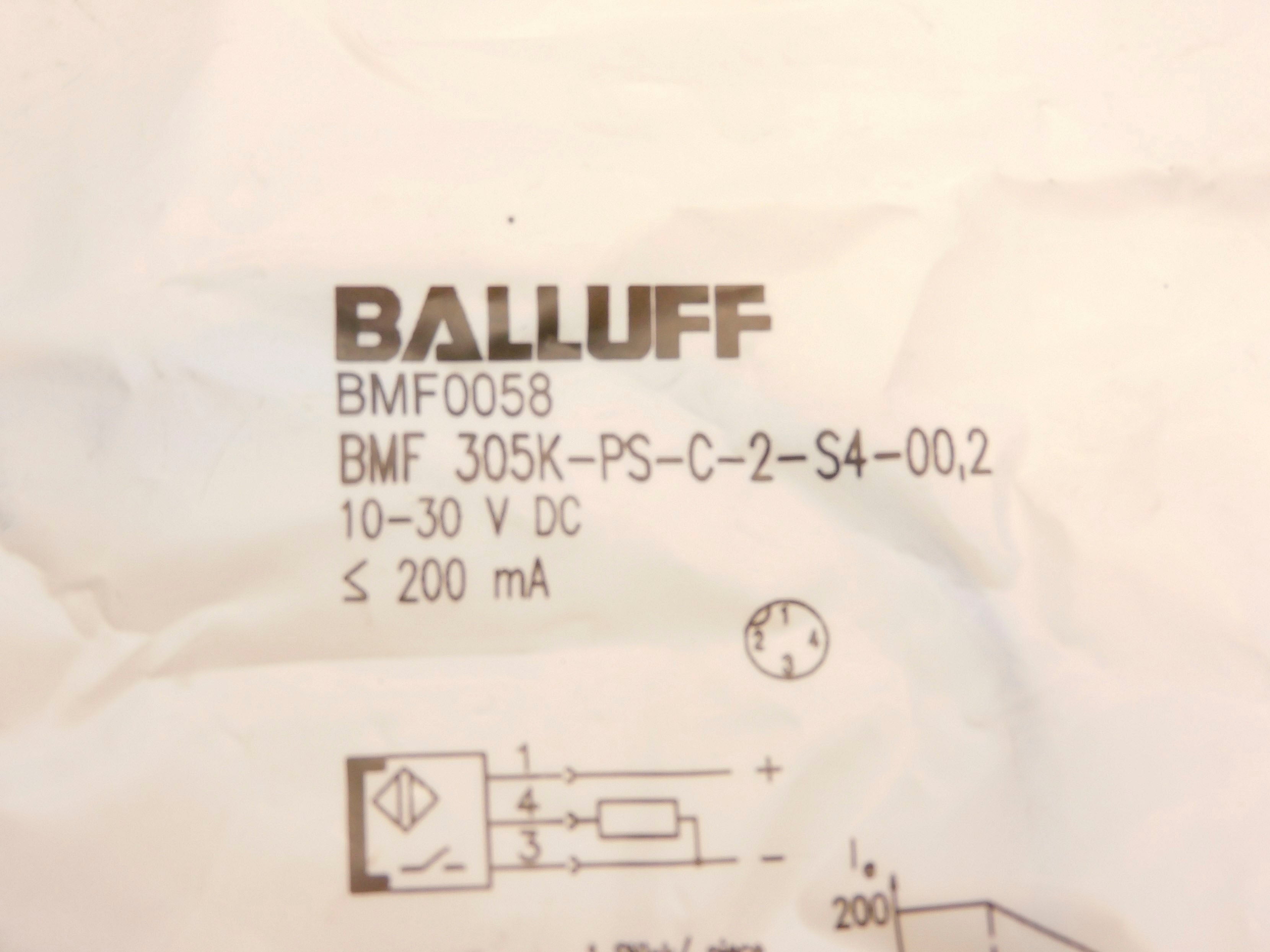 BALLUFF BMF305K-PS-C-2-S4-00.2 NSMP
