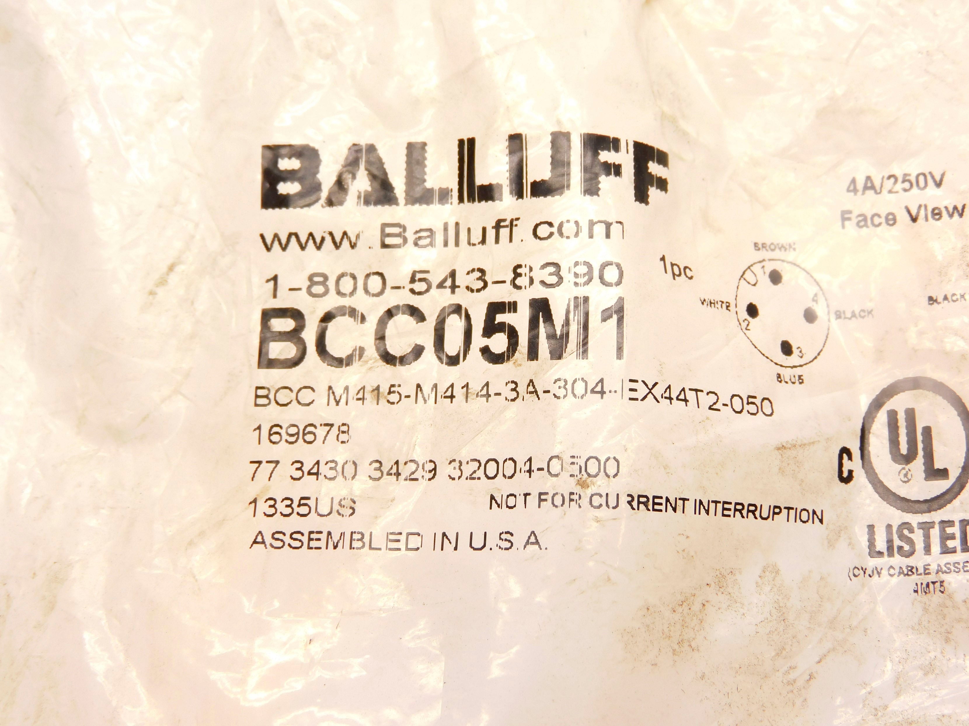 BALLUFF BCC M415-M414-3A-304-EX44T2-050 NSMP