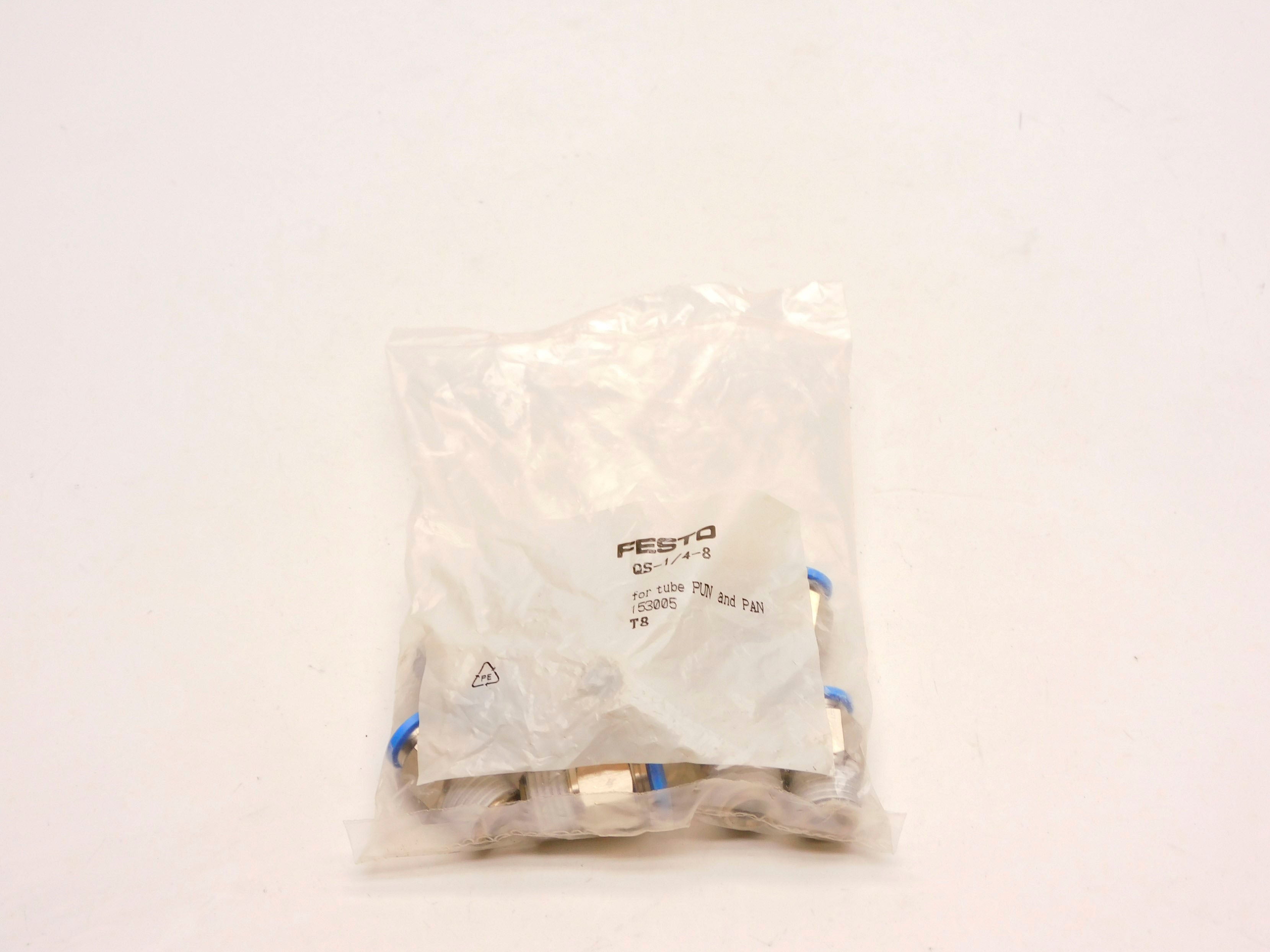 FESTO QS-1/4-8 (PKG OF 10) NSMP