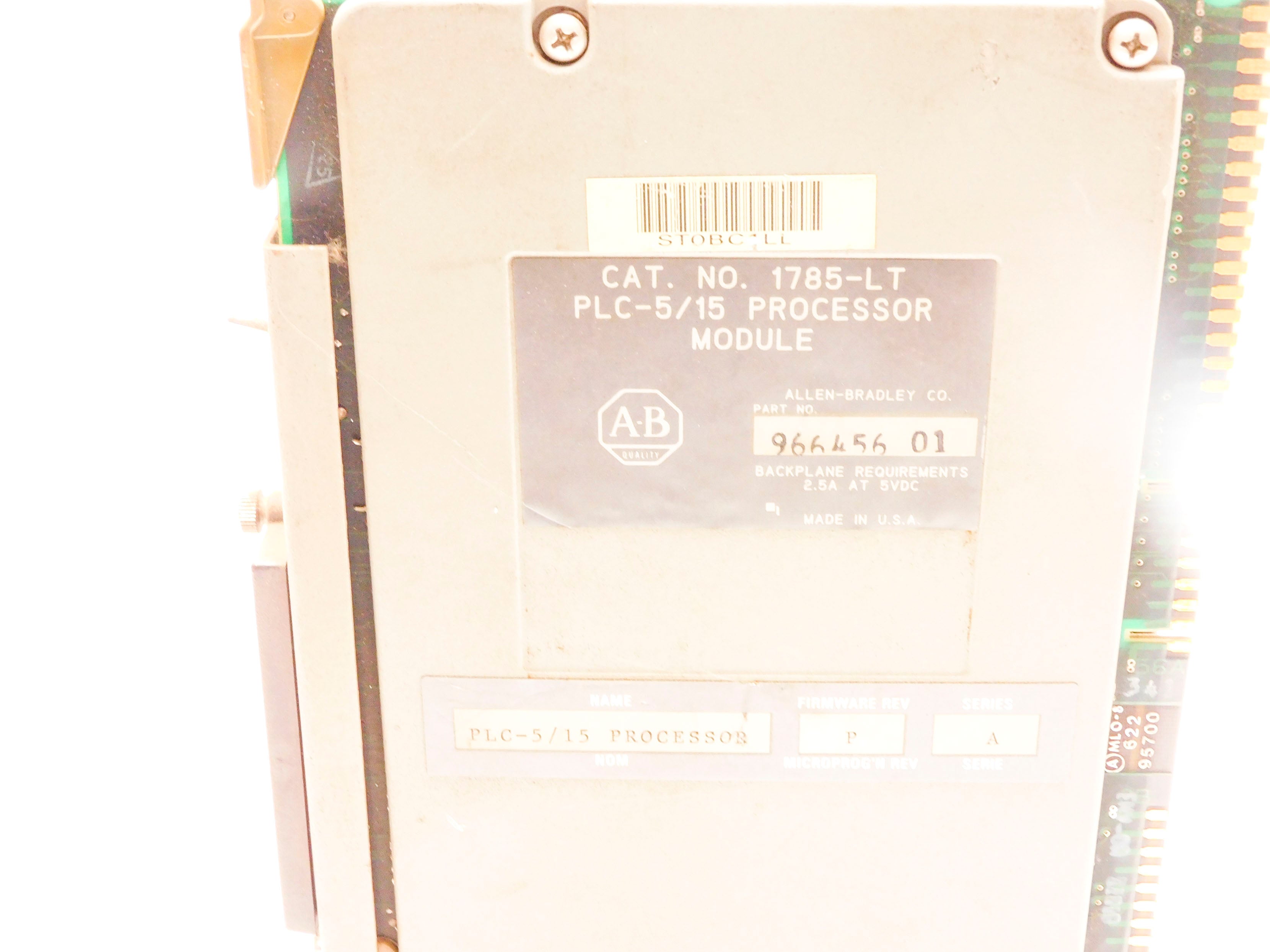 ALLEN BRADLEY 1785-LT SER. A F/W P UNMP