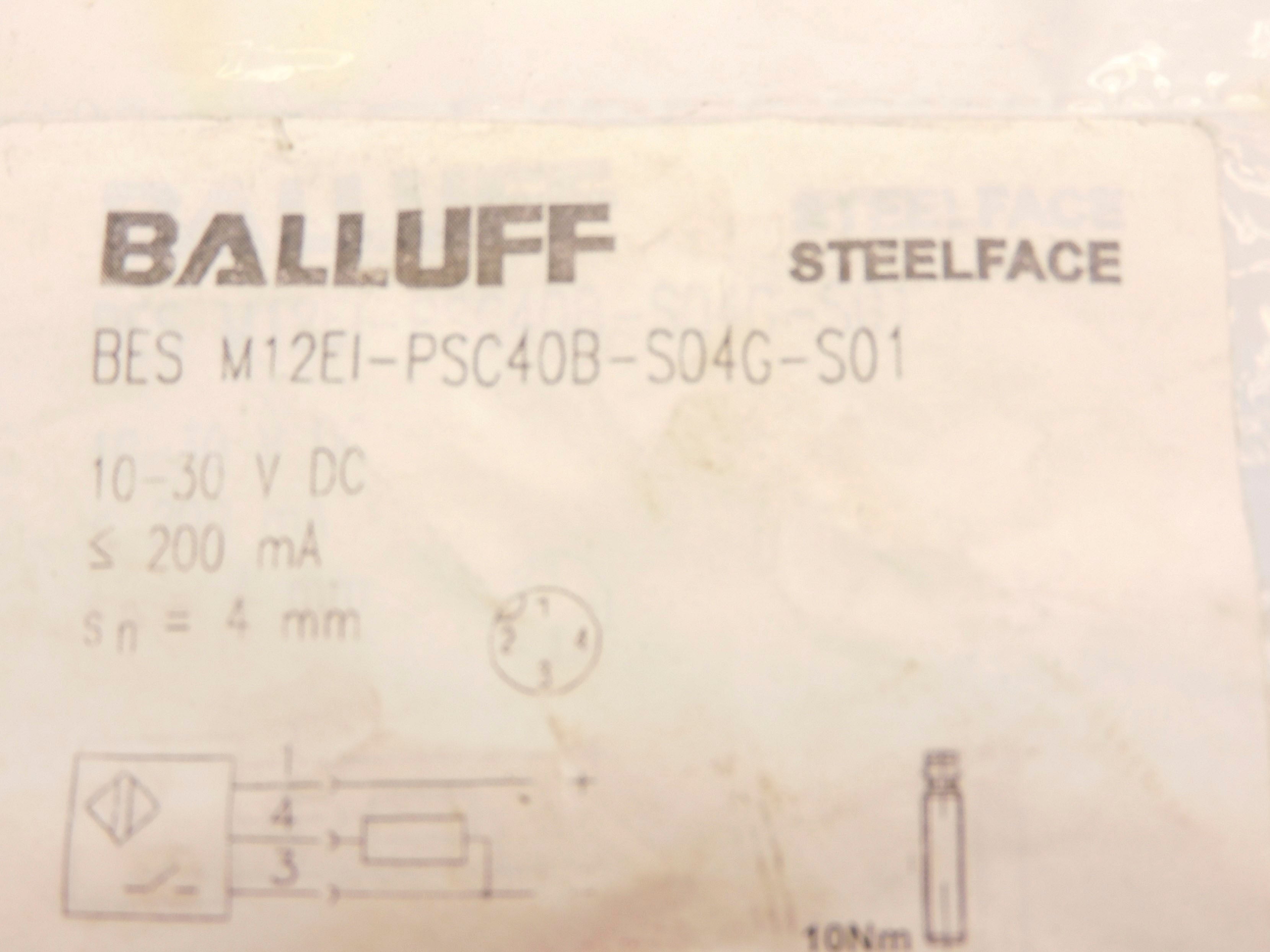 BALLUFF BES M12EI-PSC40B-S04G-S01 NSMP