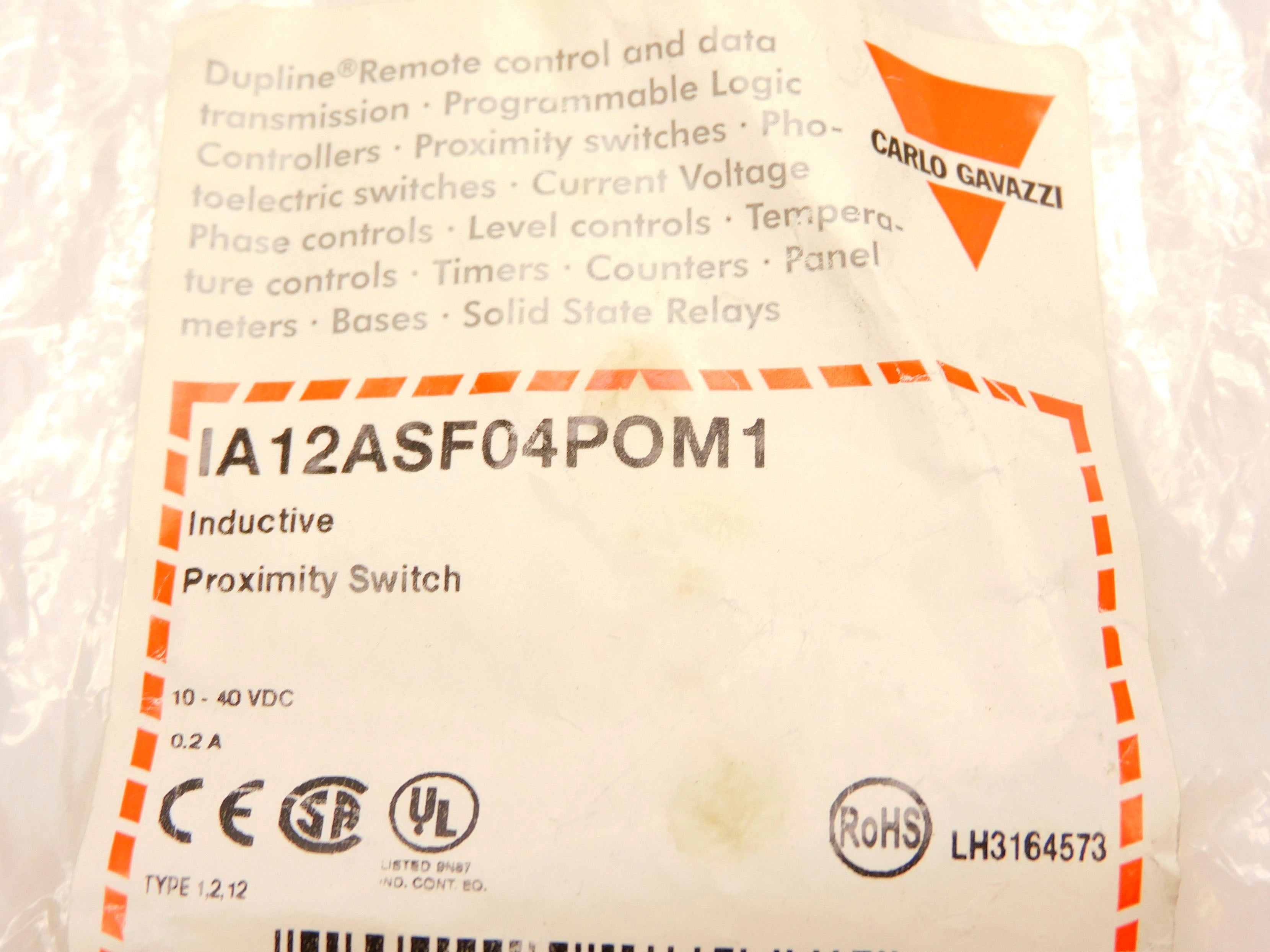 CARLO GAVAZZI IA12ASF04POM1 NSMP