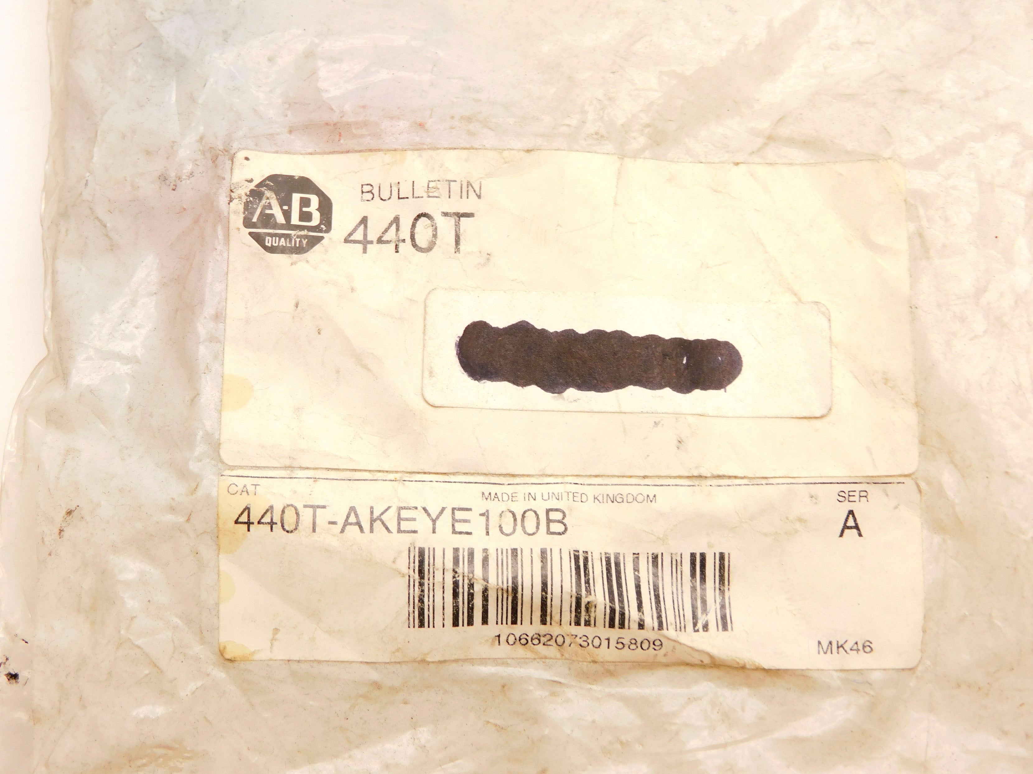 ALLEN BRADLEY 440T-AKEYE100B SER. A (WH) NSMP
