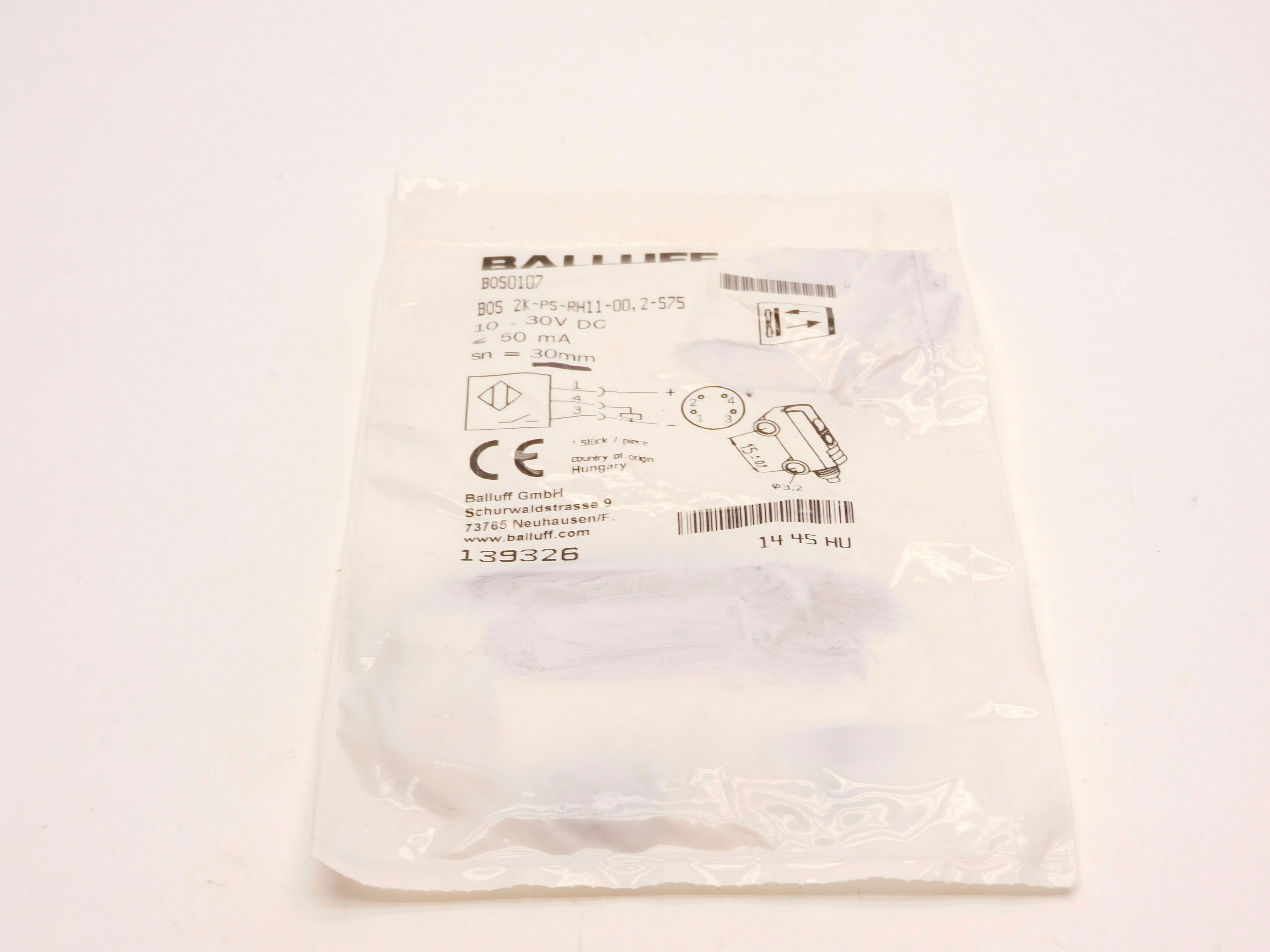 BALLUFF BOS2K-PS-RH11-00.2-S75 NSMP
