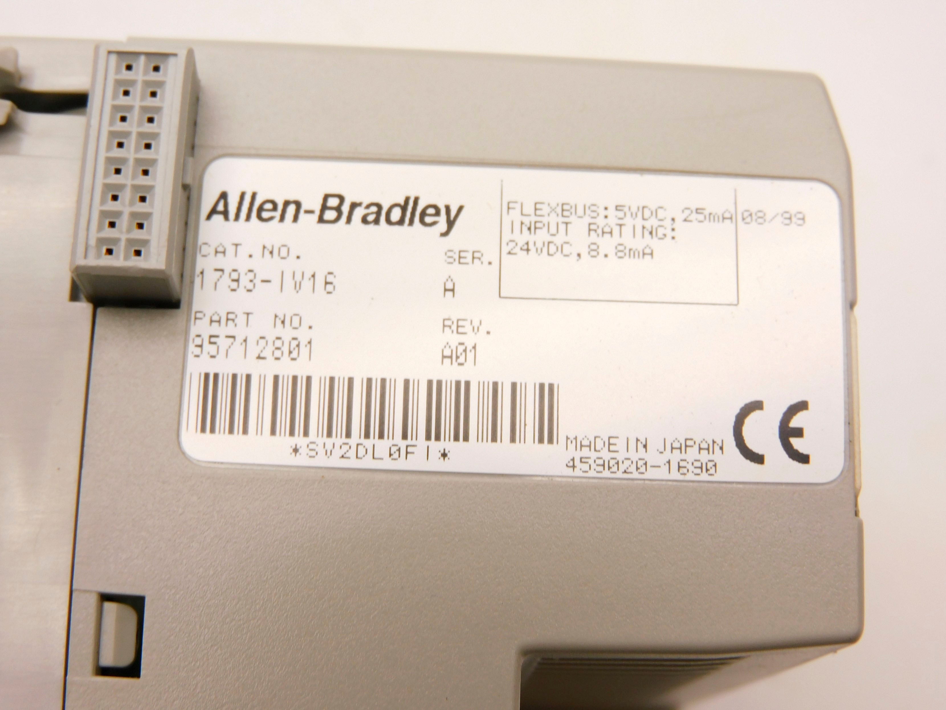 ALLEN BRADLEY 1793-IV16 SER. A UNMP