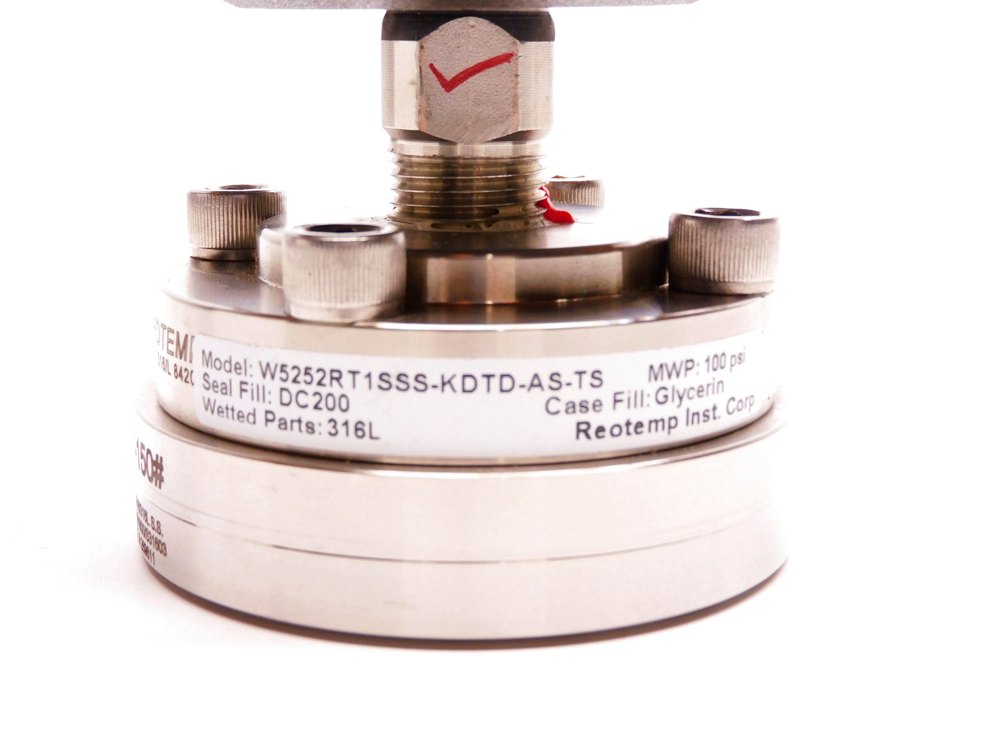REOTEMP PT45P1A2P18-G-T 0-100PSI NSMP