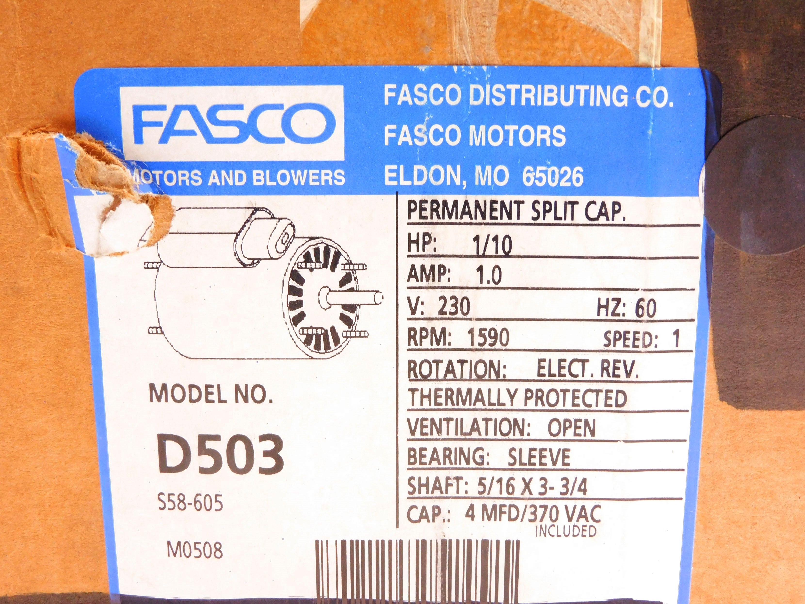 FASCO D503 NSMP