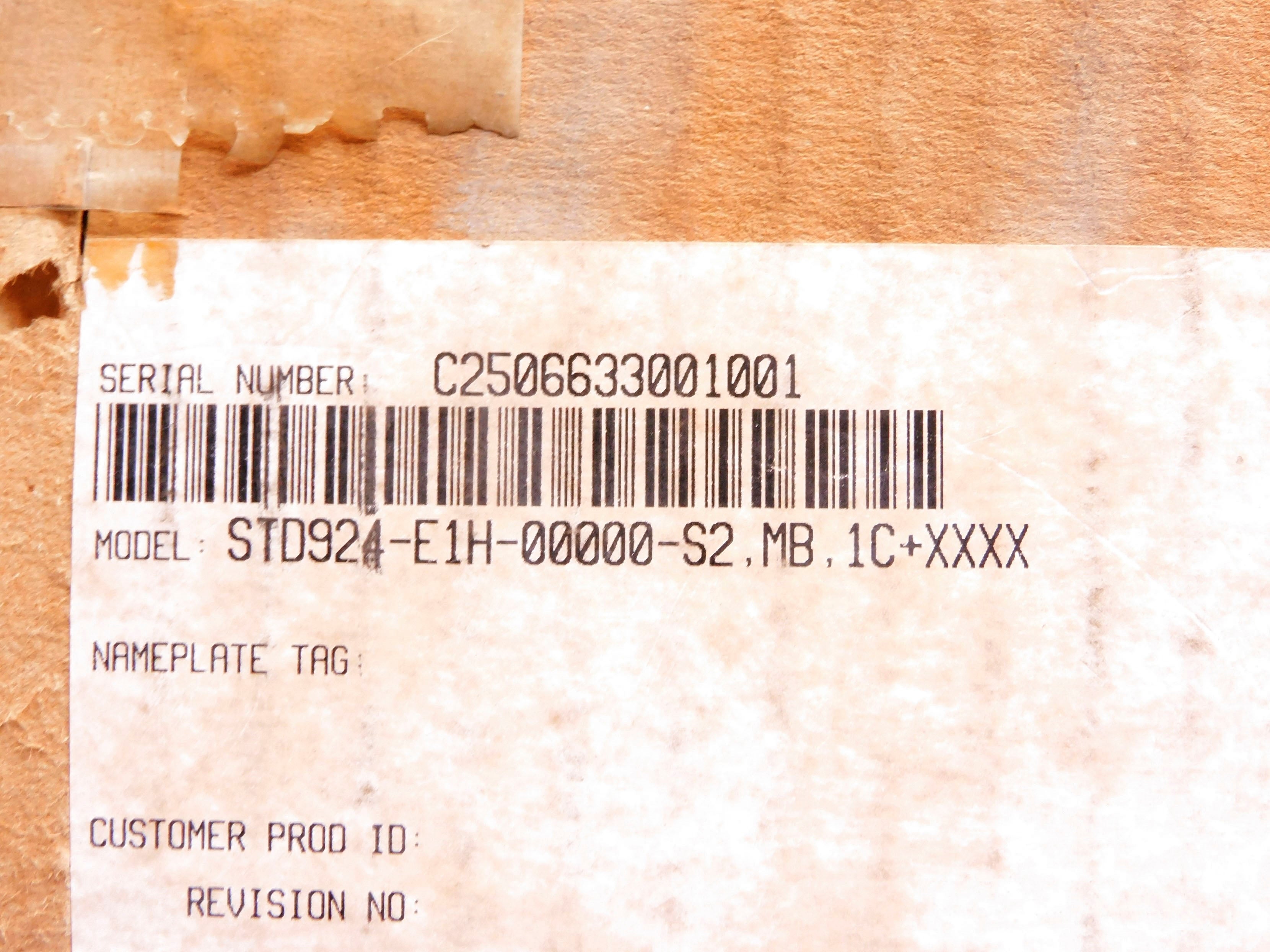 HONEYWELL STD924-E1H-00000-S2.MB.1C.B77P NSMP