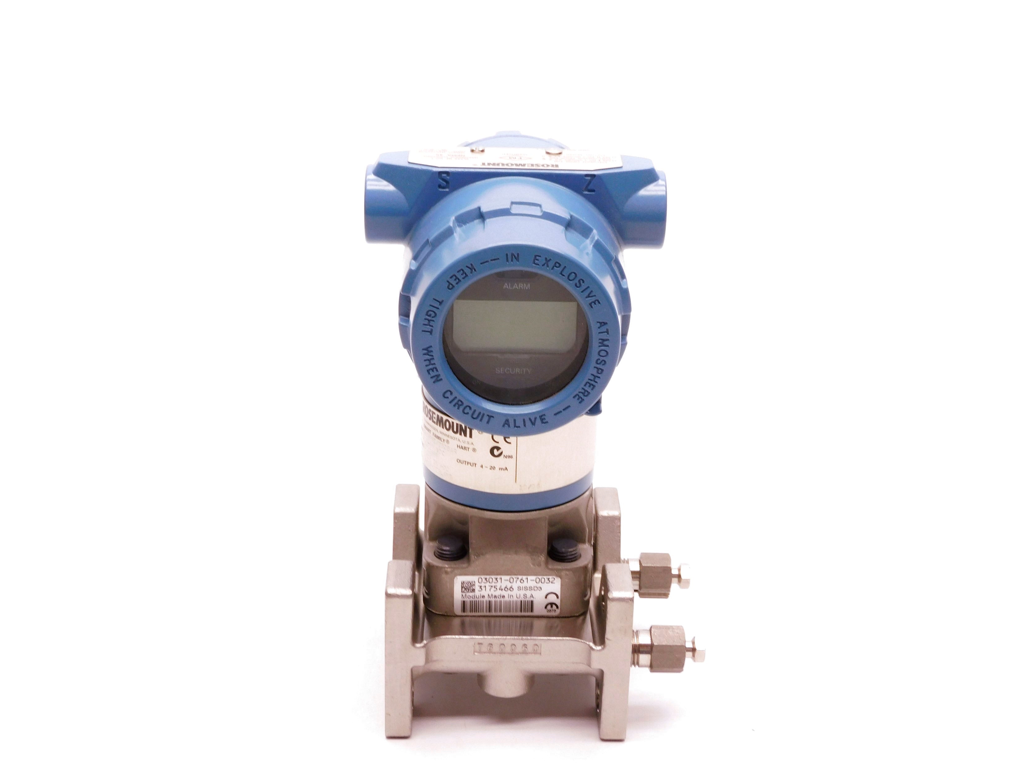 ROSEMOUNT 3051CD3A02A1AH2E5L4M5 (0-1000"H2O) NSMP