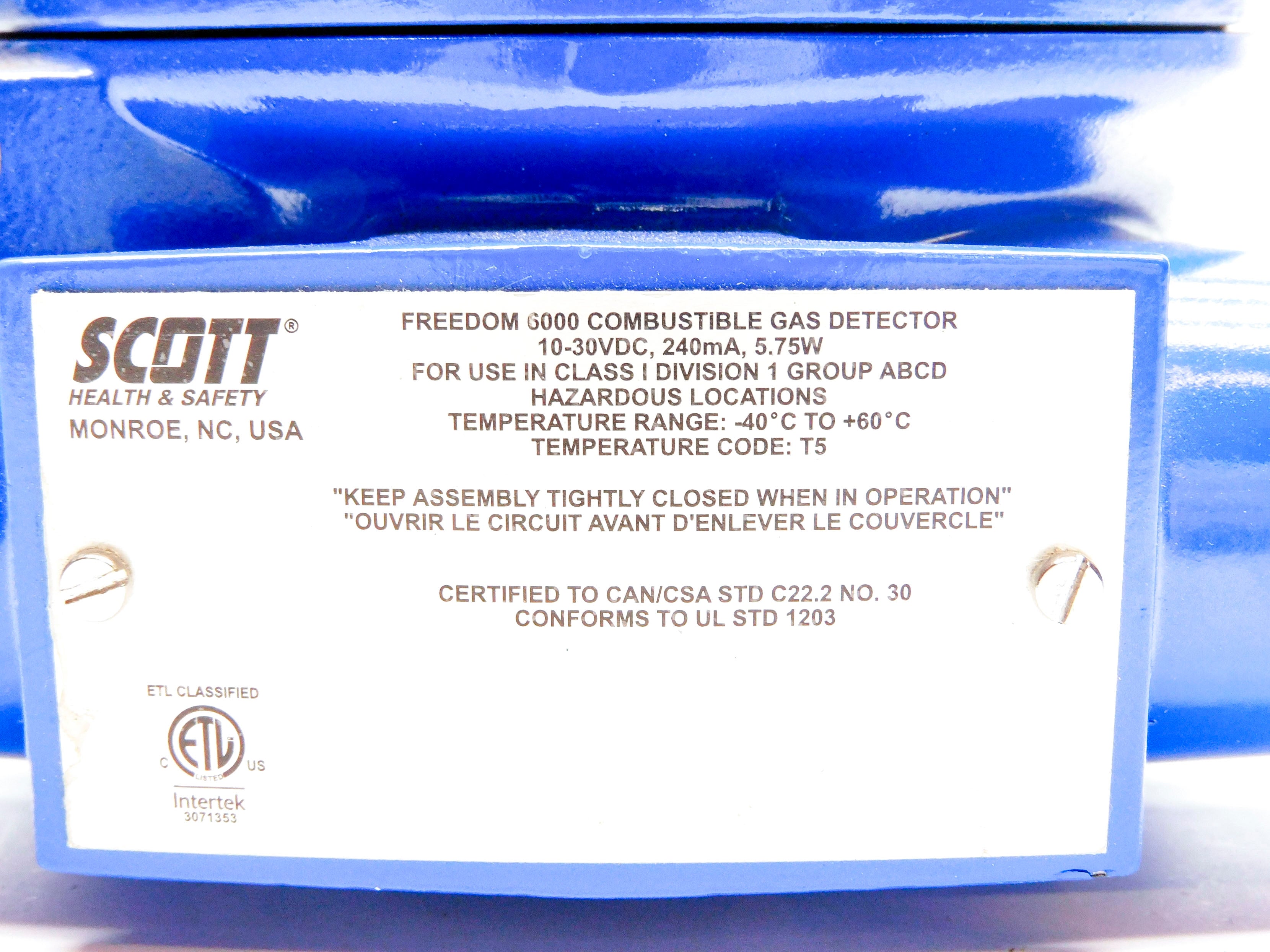 SCOTT 6000 60c11hs150210  NSNP