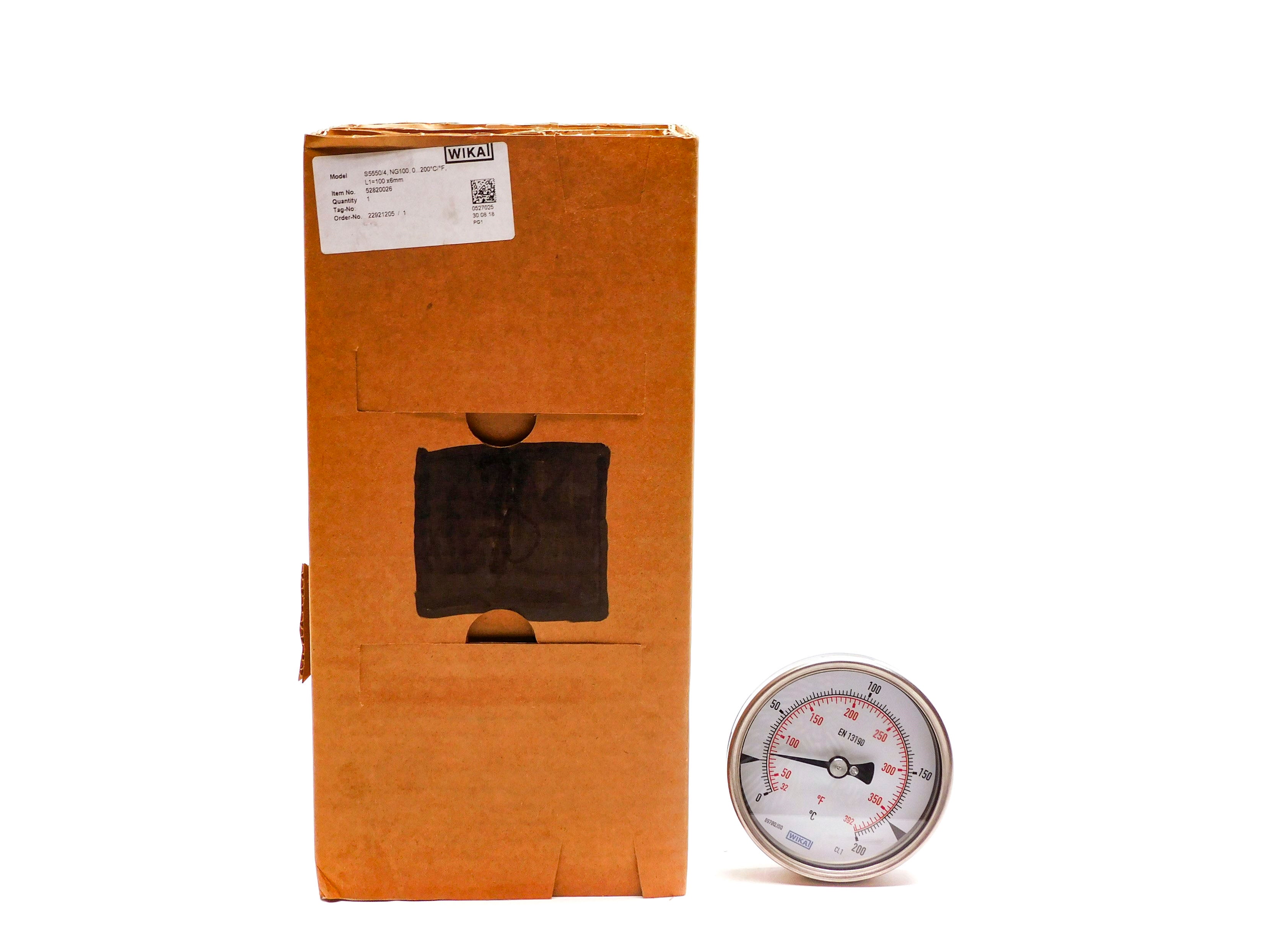 WIKA S5550/4 0-200C/F NSMP