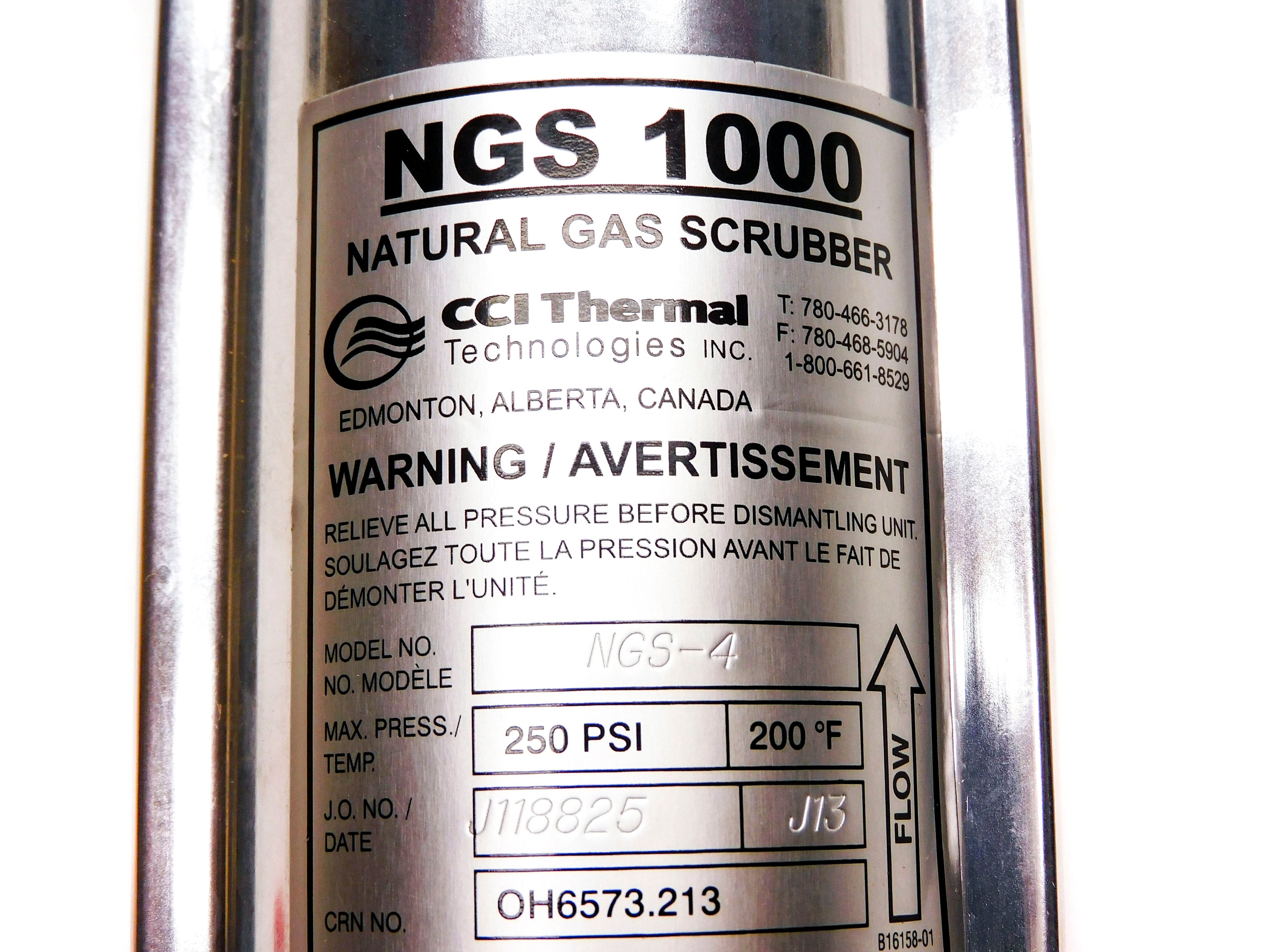 CCI THERMAL TECHNOLOGIES NGS-4 NSMP