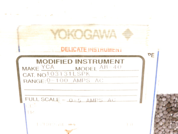 YOKOGAWA 103131LSPK 0-100ACA NSMP