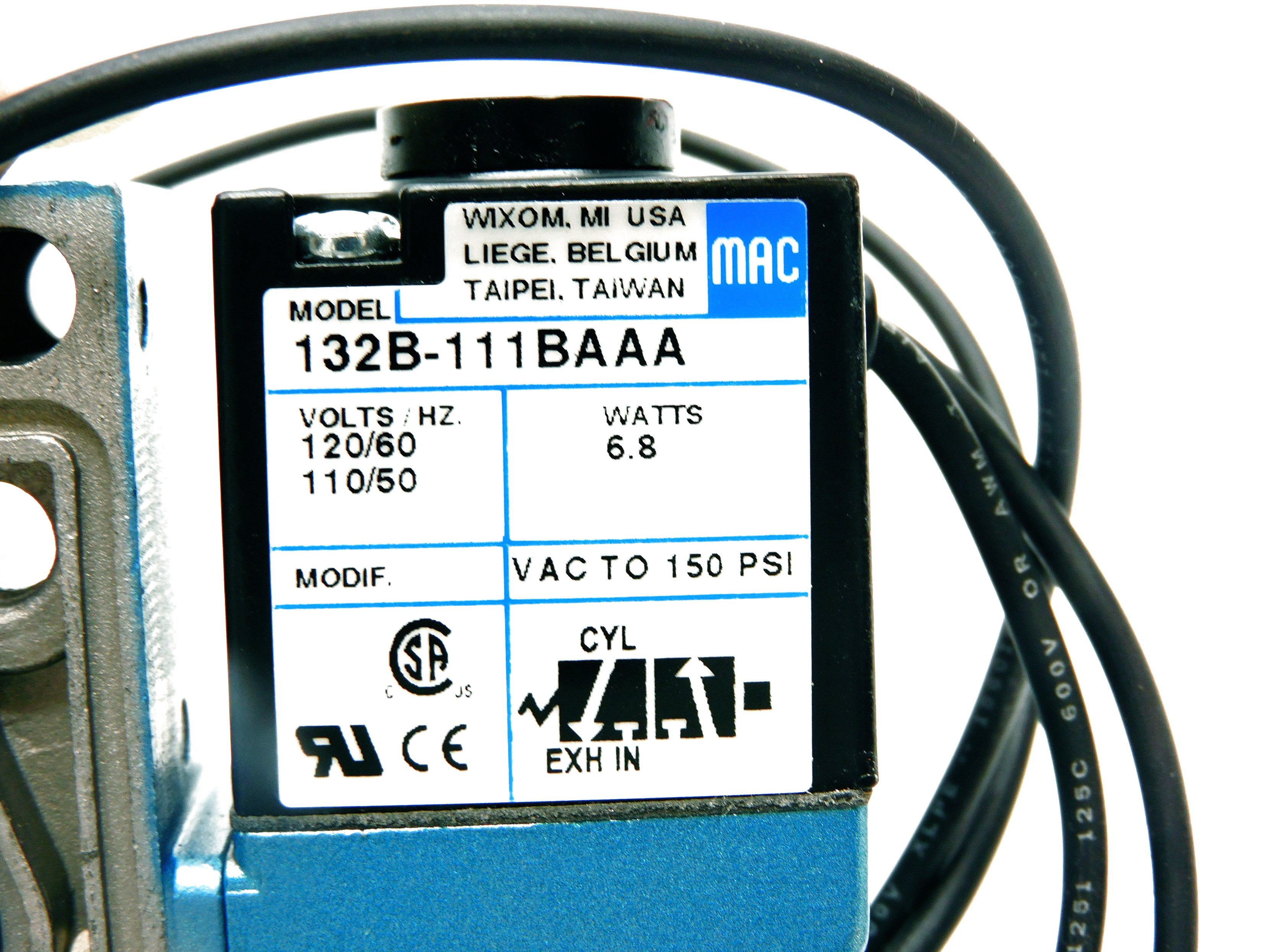 MAC 132B-111BAAA 120/60 110/50 150PSI NSMP
