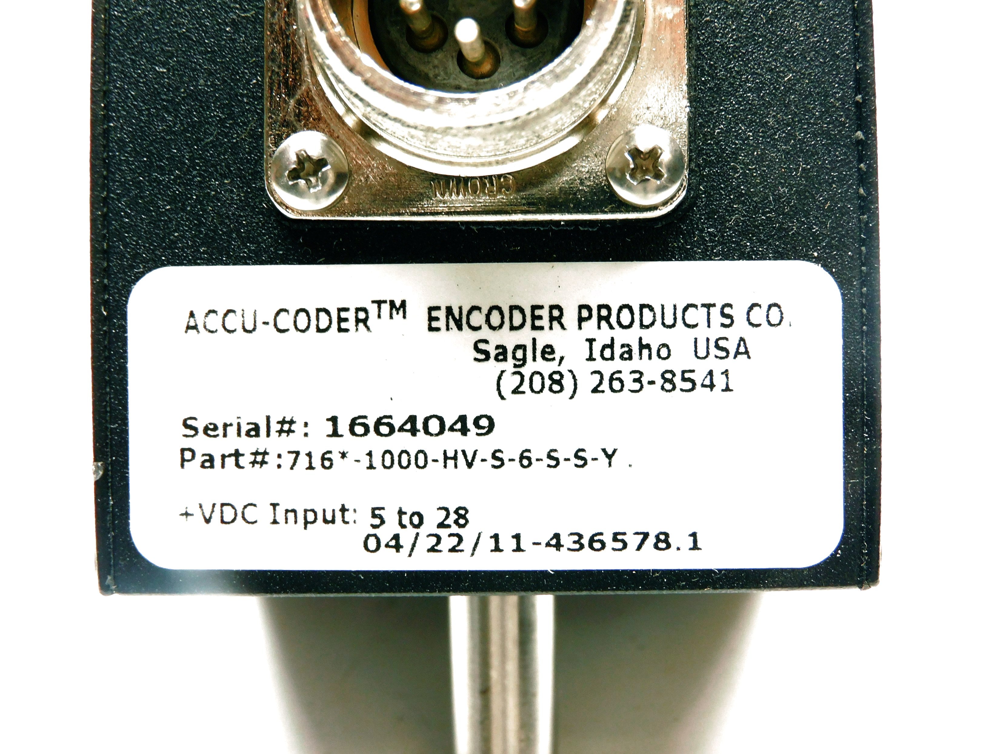 ACCU-CODER 716*-1000-HV-S-6-S-S-Y NSNP