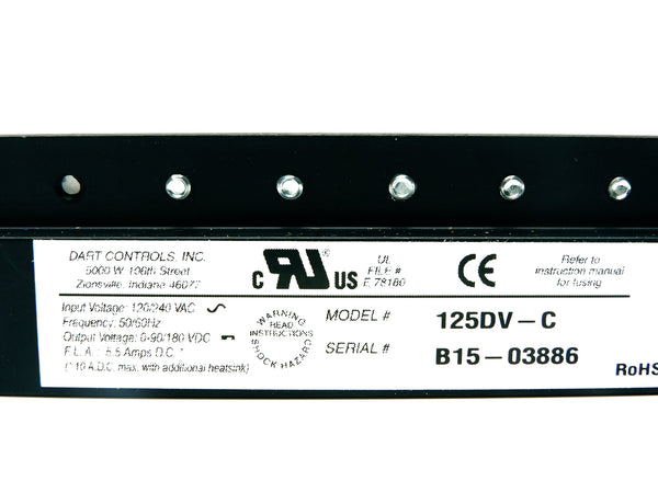 DART CONTROLS 125DV-C 120/240VAC 5.5A NSMP