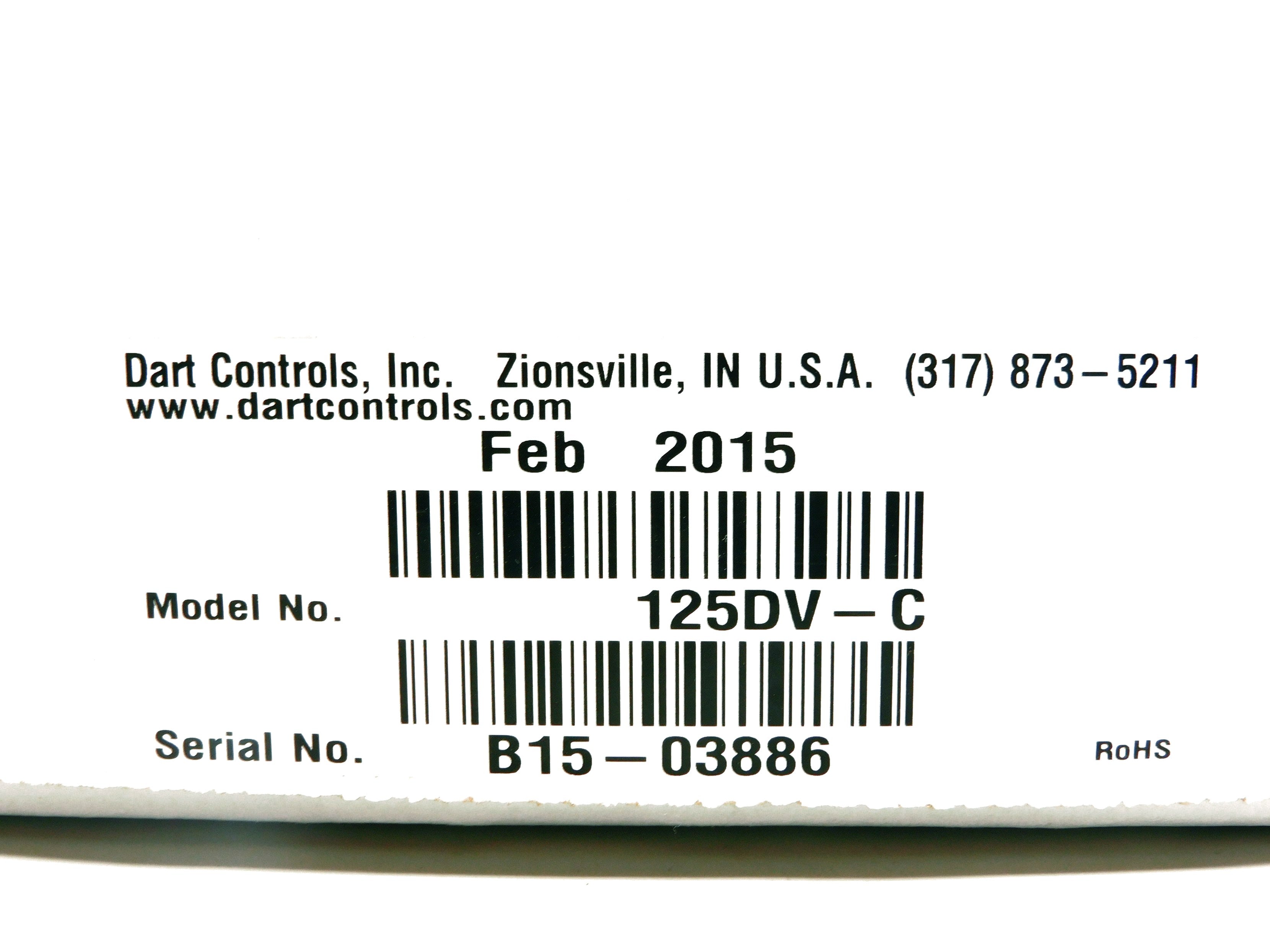 DART CONTROLS 125DV-C 120/240VAC 5.5A NSMP