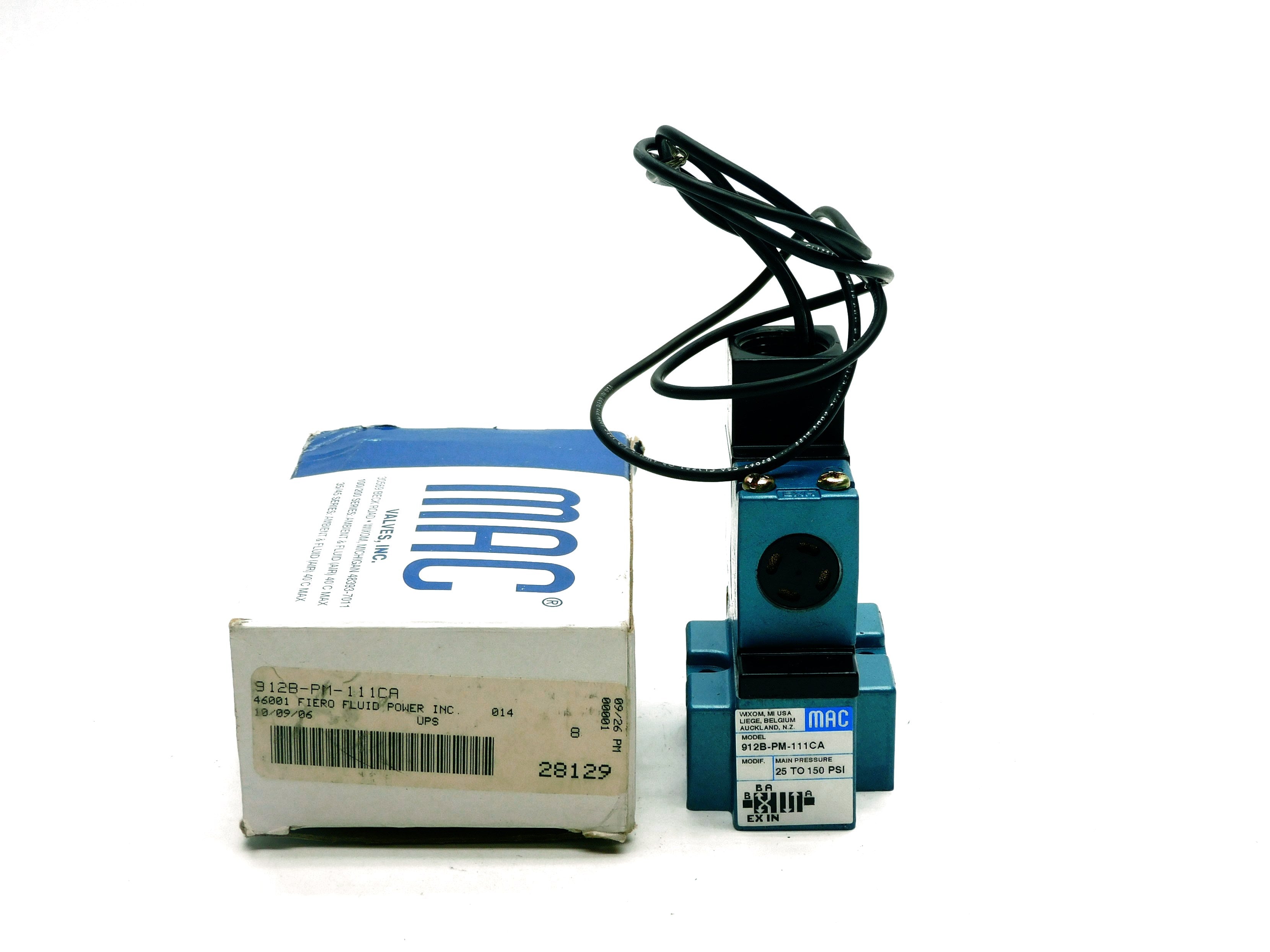 MAC 912B-PM-111CA 120V 150PSI NSMP