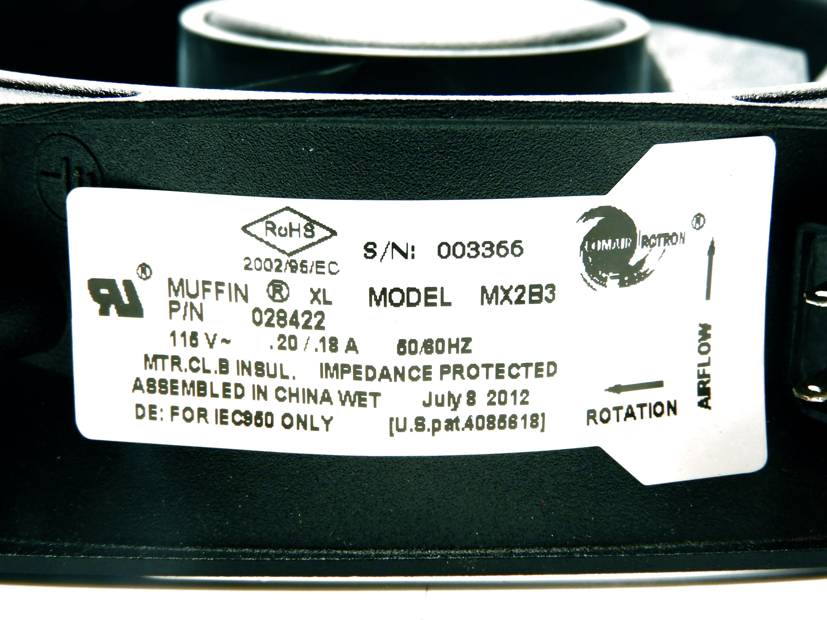 COMAIR ROTRON 028422 NSMP
