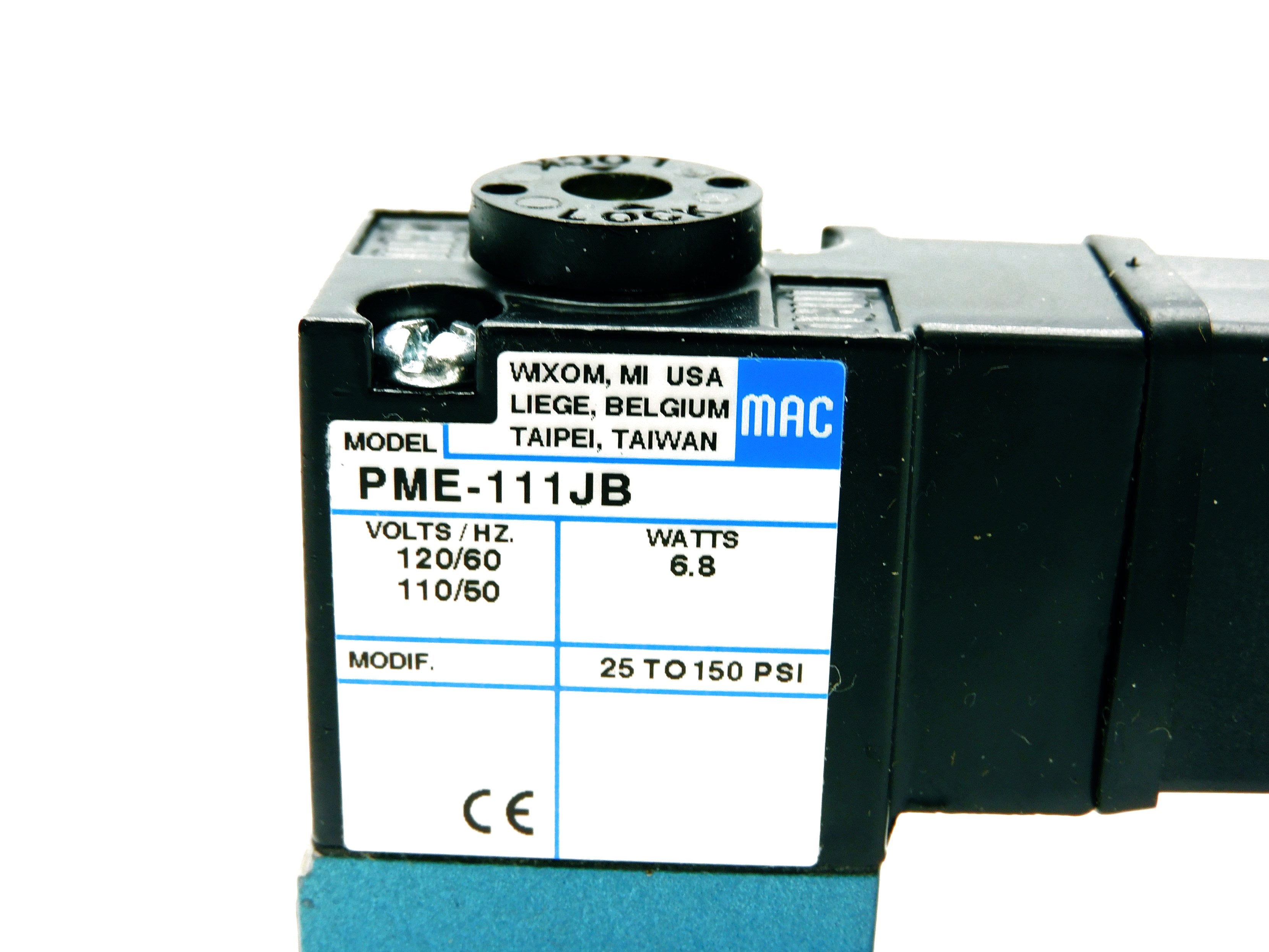 MAC PME-111JB 120/60 110/50 25-150PSI NSMP