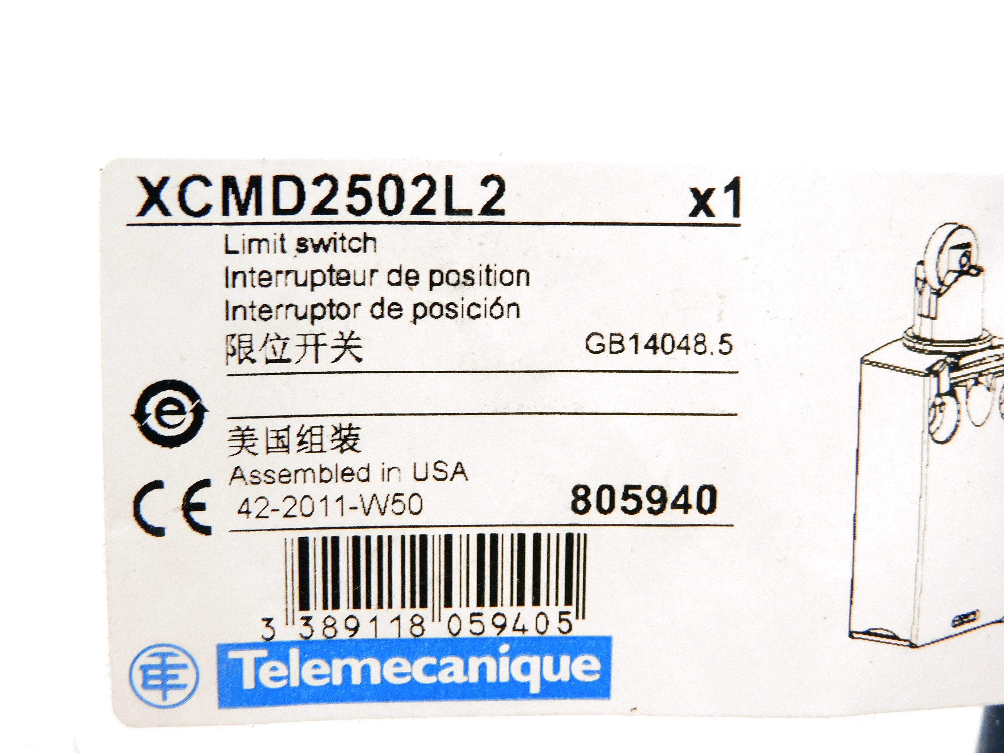 TELEMECANIQUE XCMD2502L2 NSMP