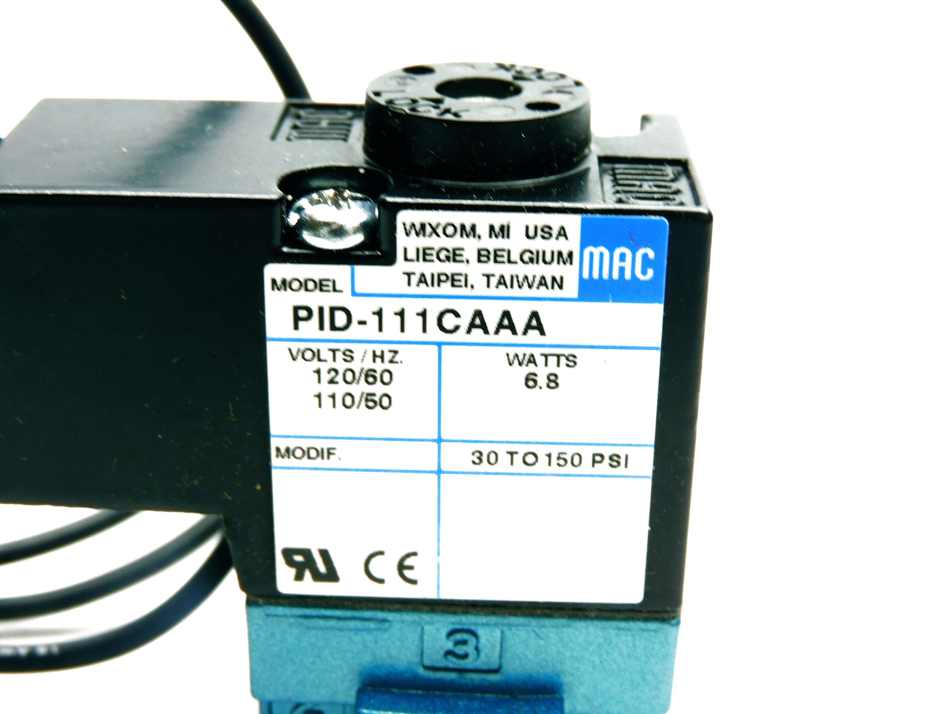 MAC PID-111CAAA 120/60 110/50 30-150PSI NSNP