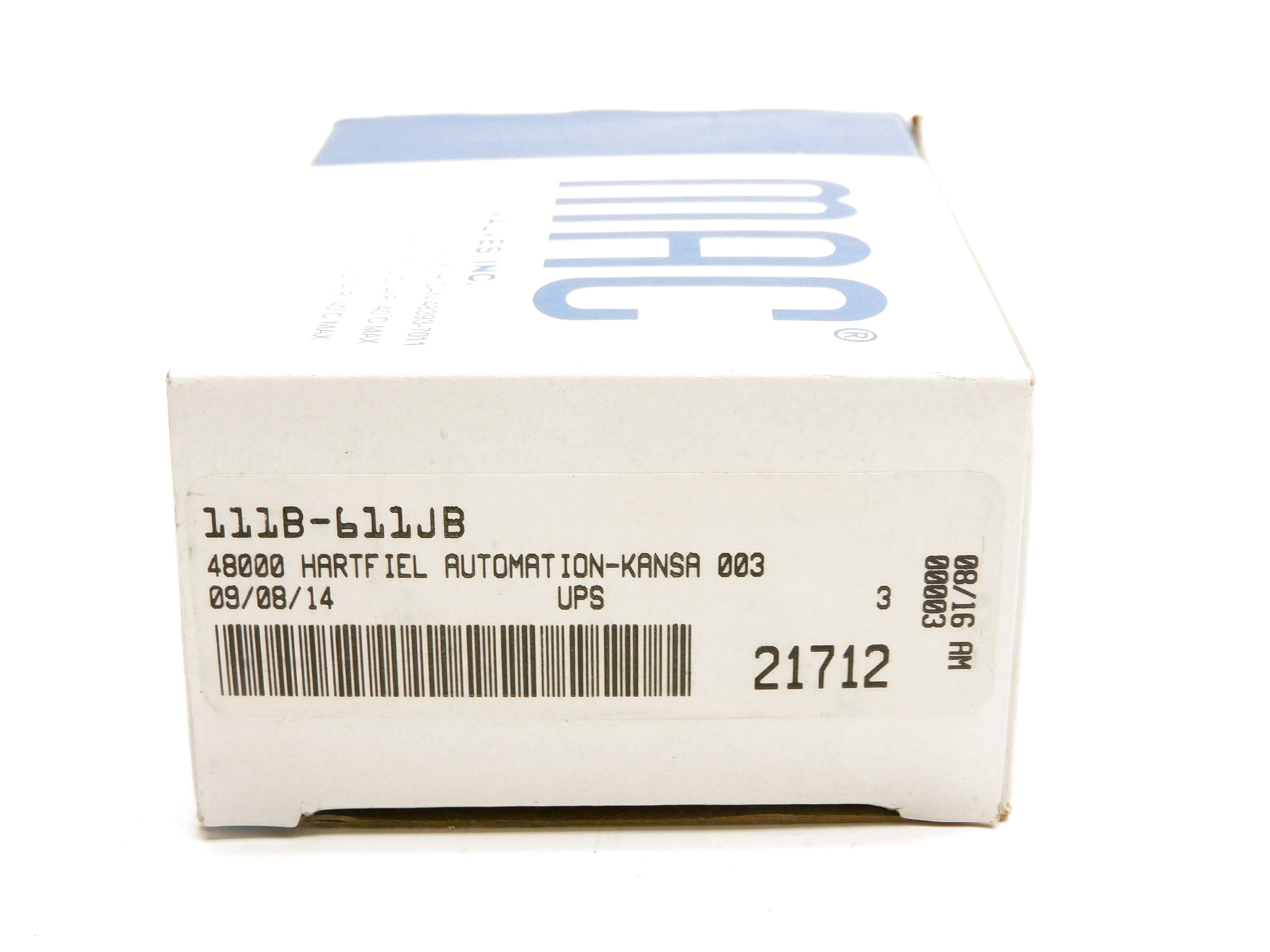 MAC 111B-611JB 24VDC 150PSI NSMP