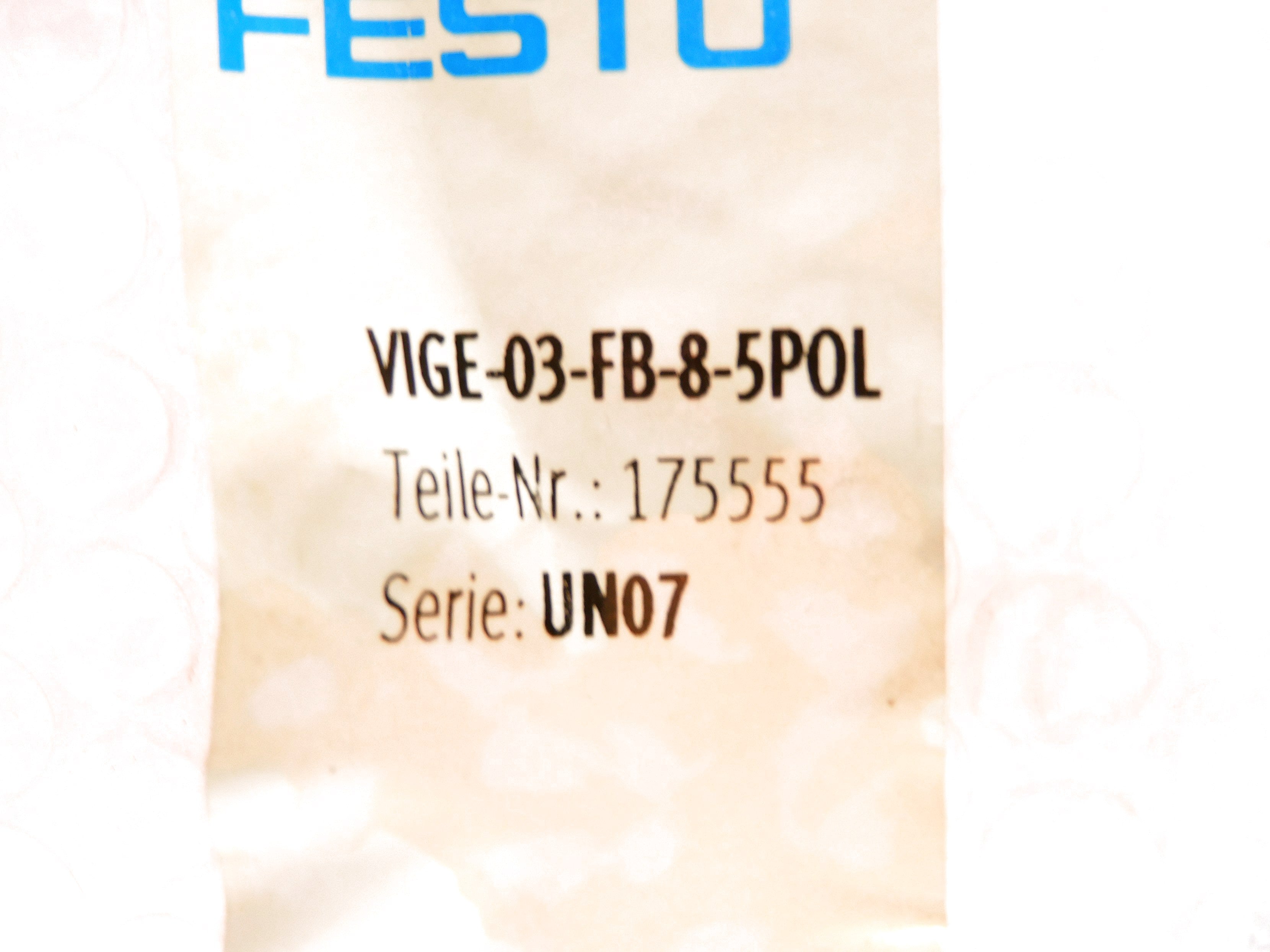 FESTO VIGE-03-FB-8-5POL NSMP