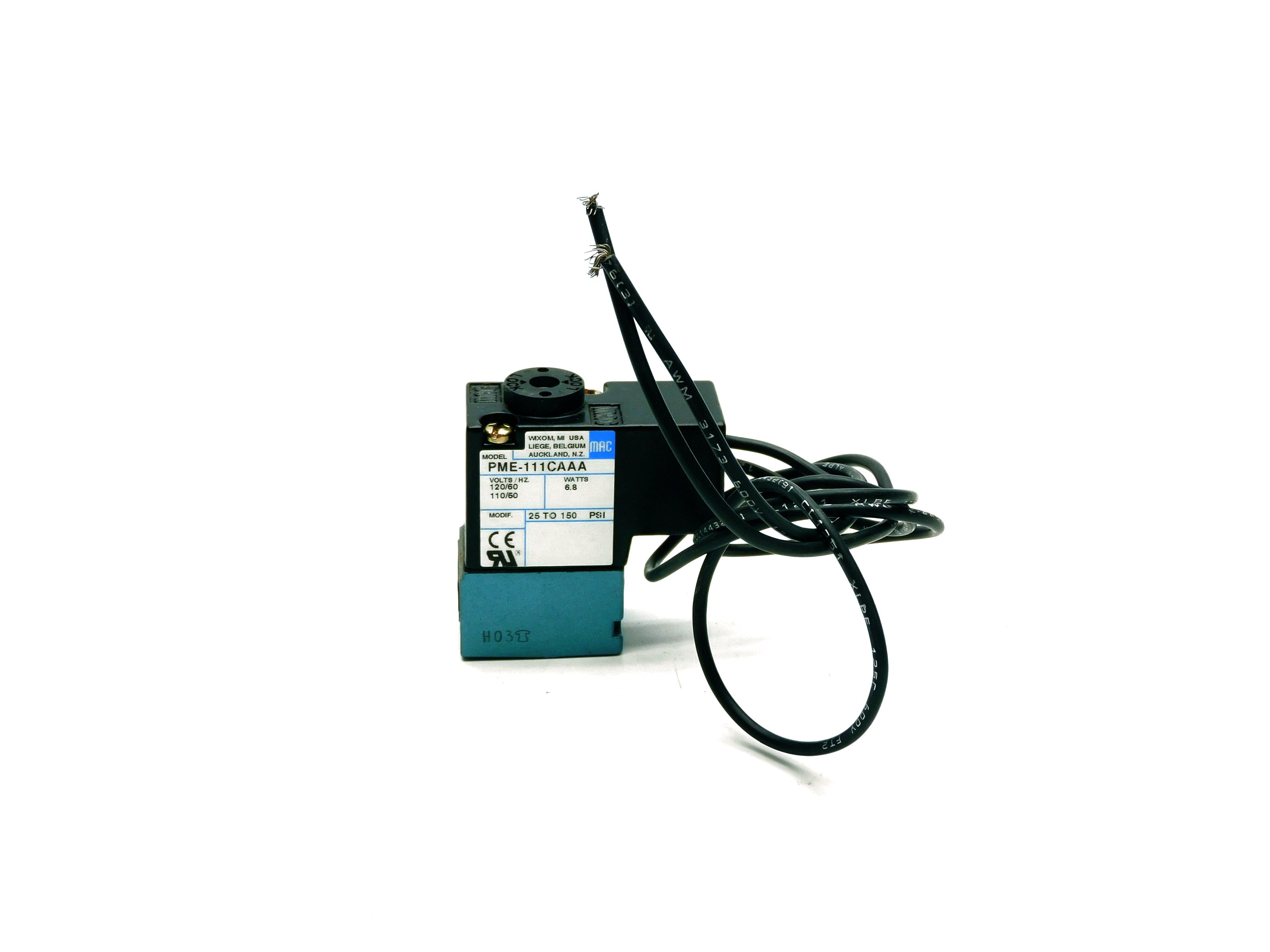 MAC PME-111CAAA 120/60 110/50 25-150PSI NSNP